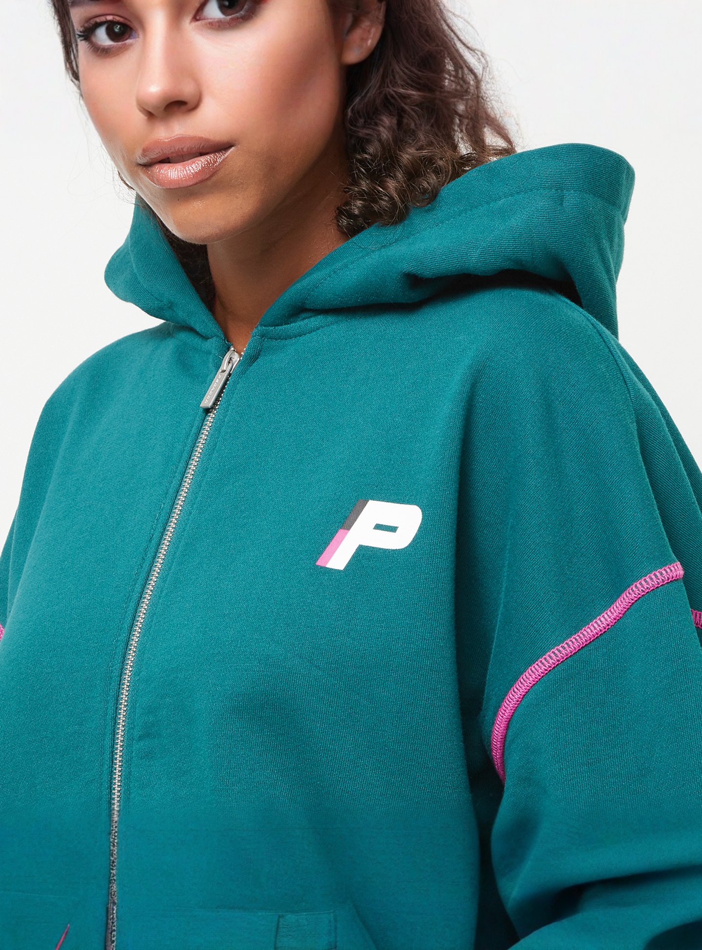 Pegador, Jenna Oversized Sweat Jacket, green, Image 3 of 6