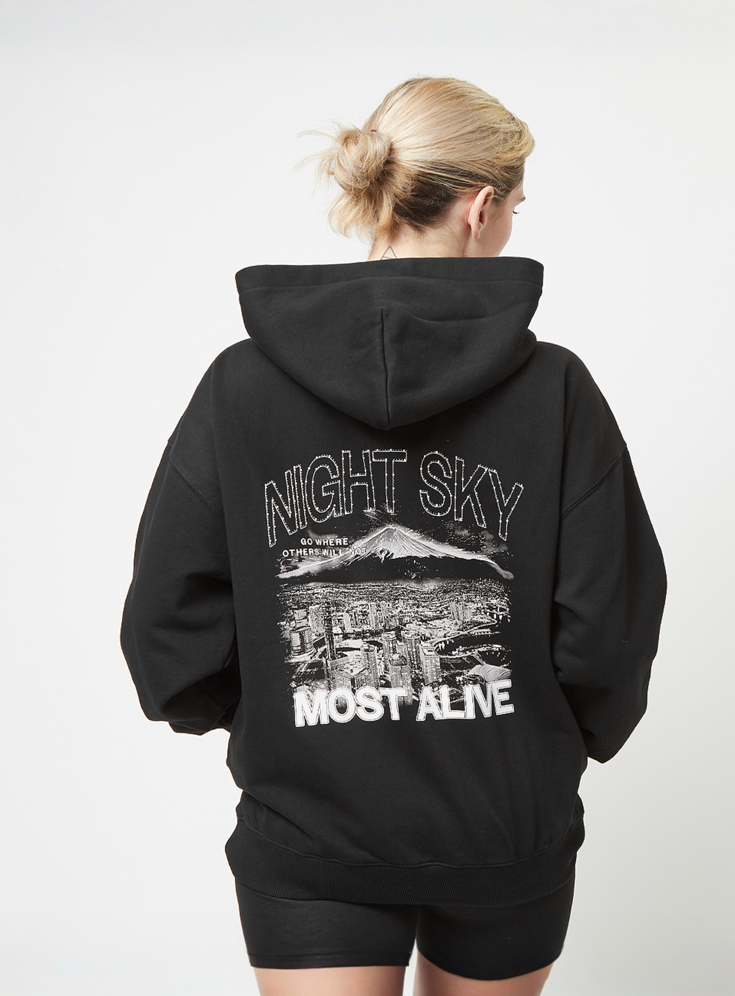 Pegador, Sonia Oversized Hoodie, black, Image 1 of 5