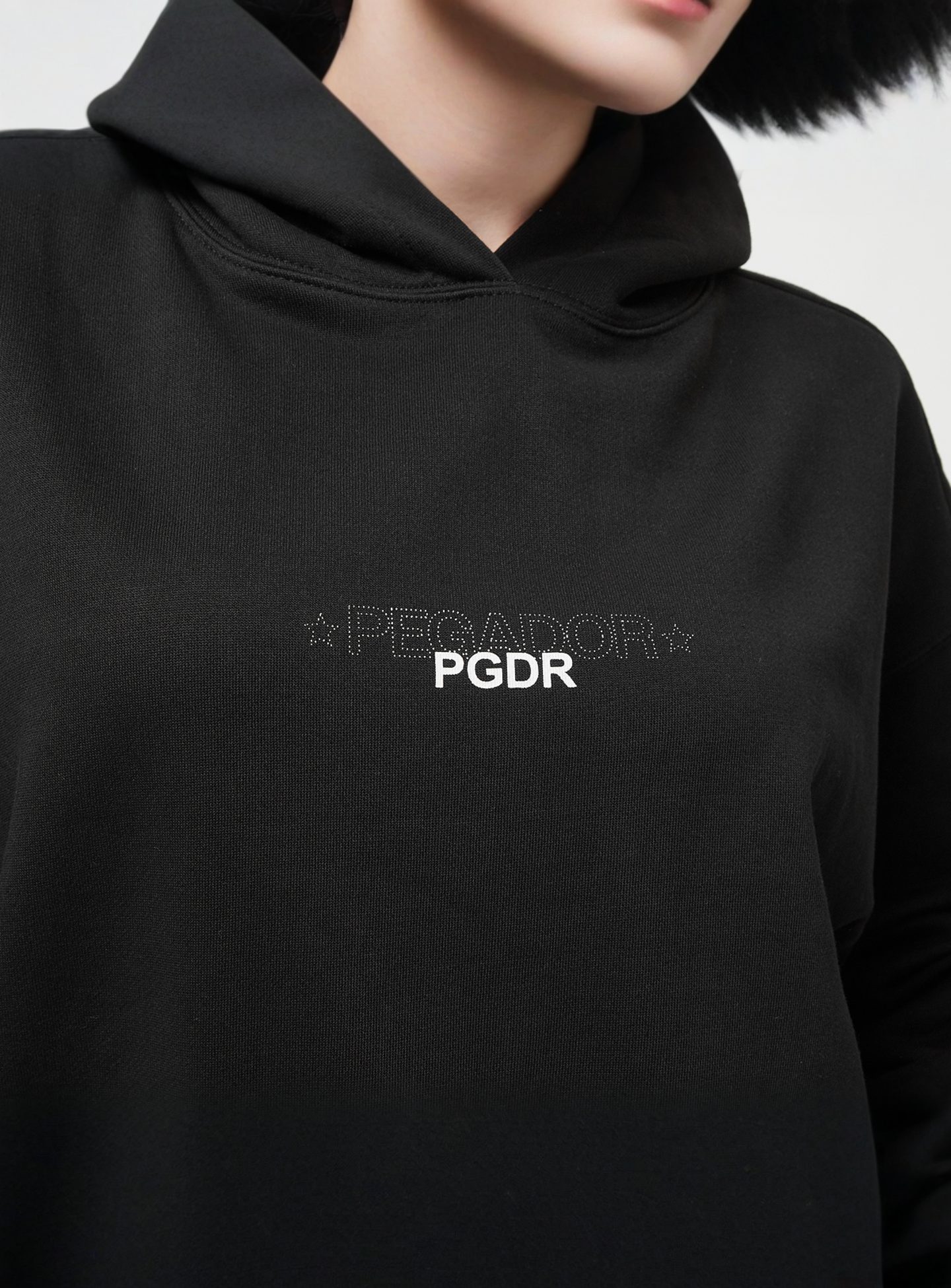 Pegador, Sonia Oversized Hoodie, black, Image 3 of 5
