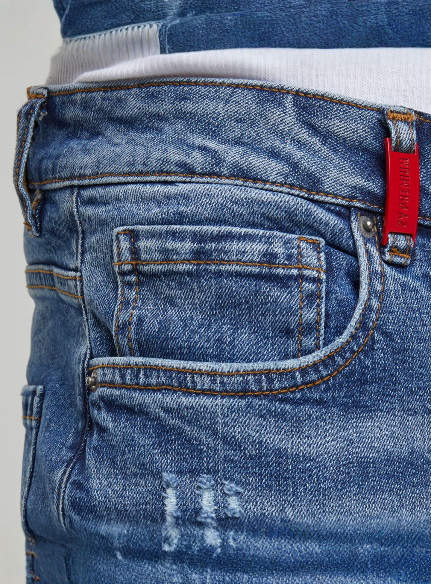 2Y STUDIOS, Julio Ripped Slim Fit Jeans, blue, Image 3 of 5