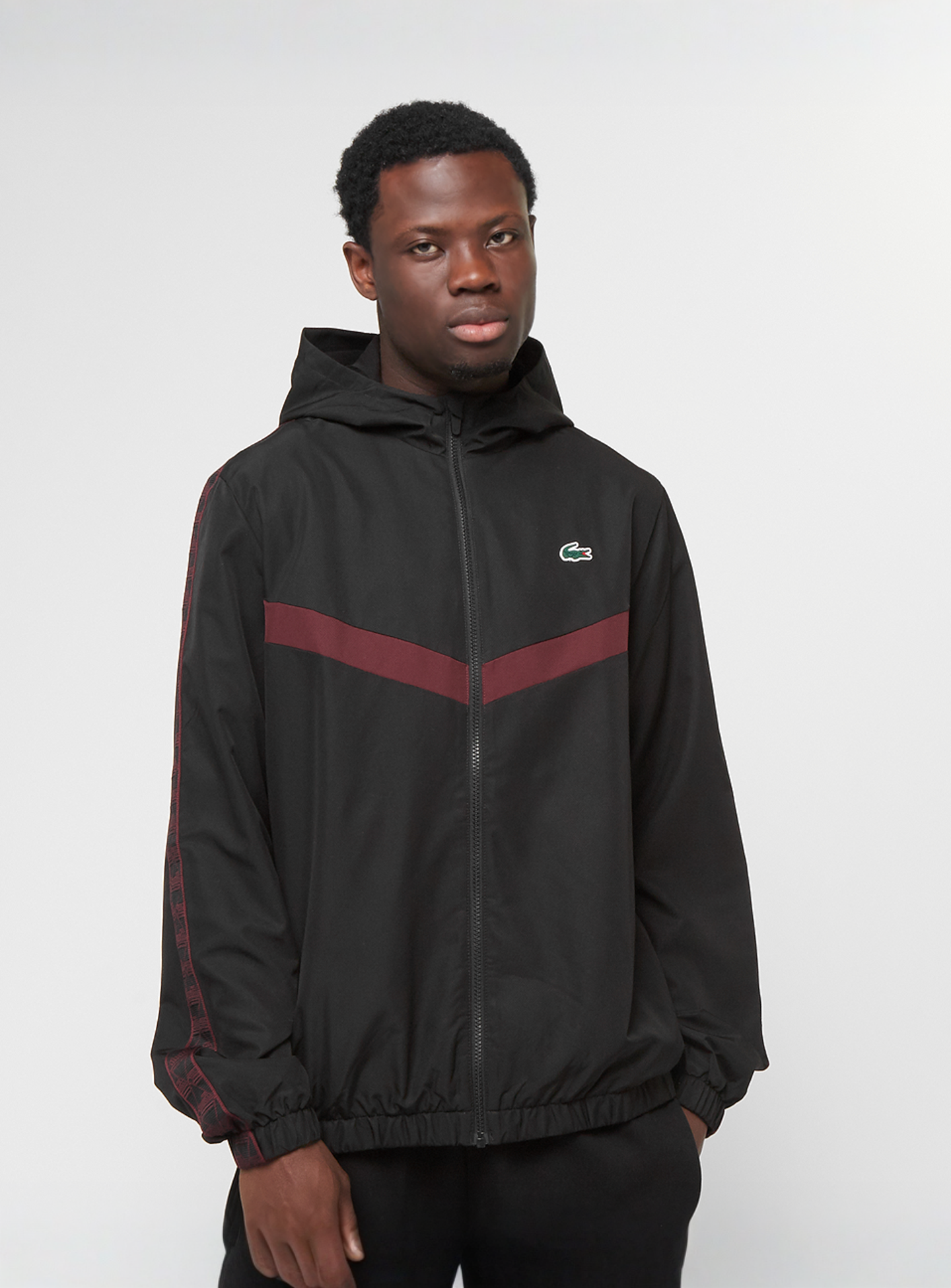 Lacoste, Tennis Monogram Trackjacket, black, Image 1 of 6