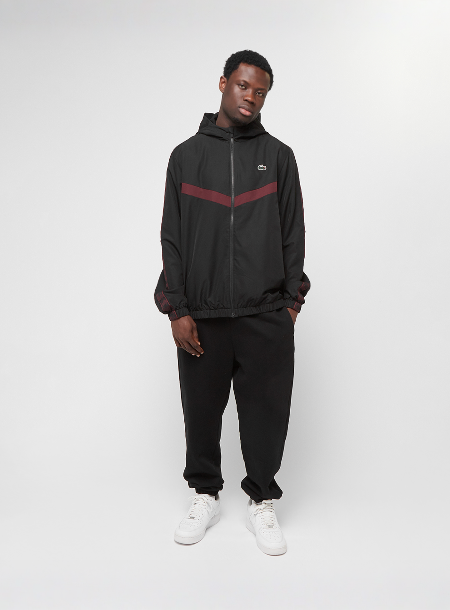 Lacoste, Tennis Monogram Trackjacket, black, Image 6 of 6