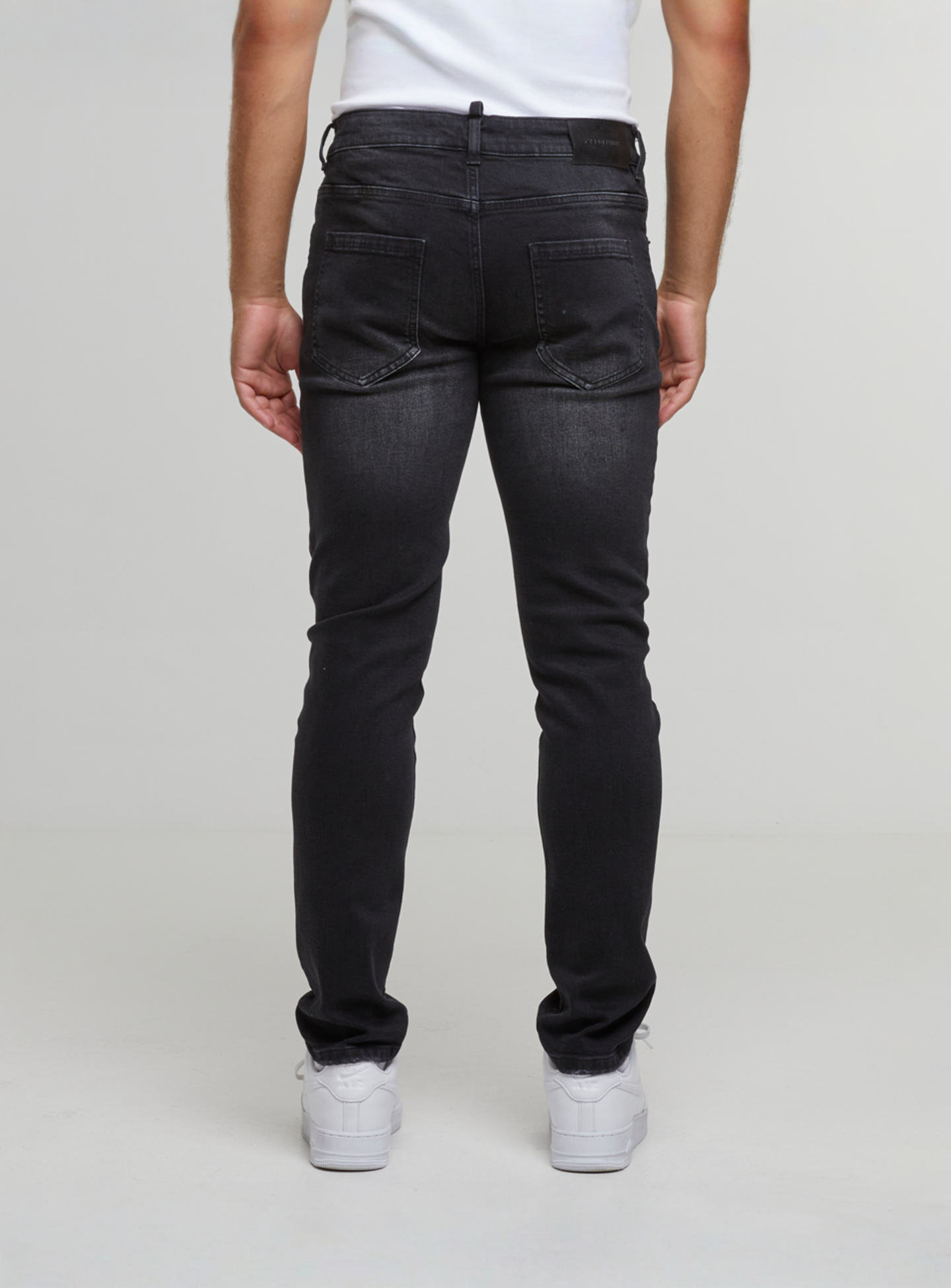2Y STUDIOS, Leonardo Ripped Slim Fit Jeans, black, Image 2 of 5