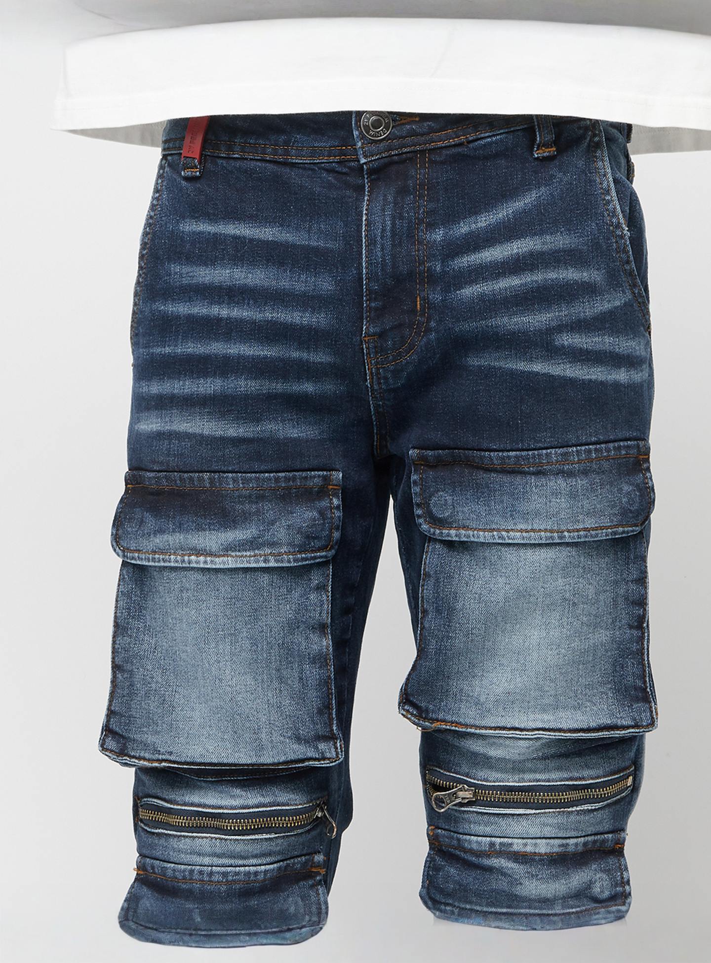 2Y STUDIOS, Esteban Multi Pocket Skinny, blue, Image 4 of 6