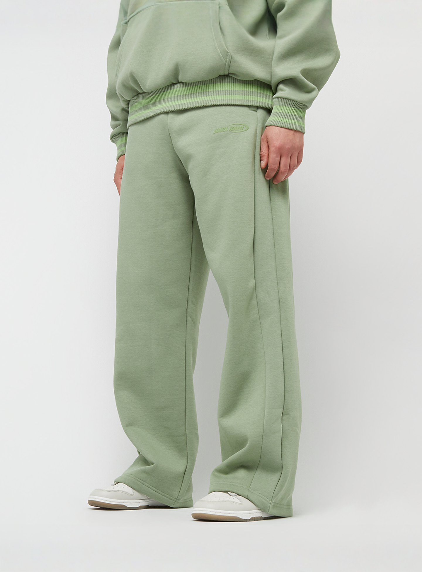 Karl Kani, Ellipse Straight Leg Sweatpants, green, Image 1 of 6