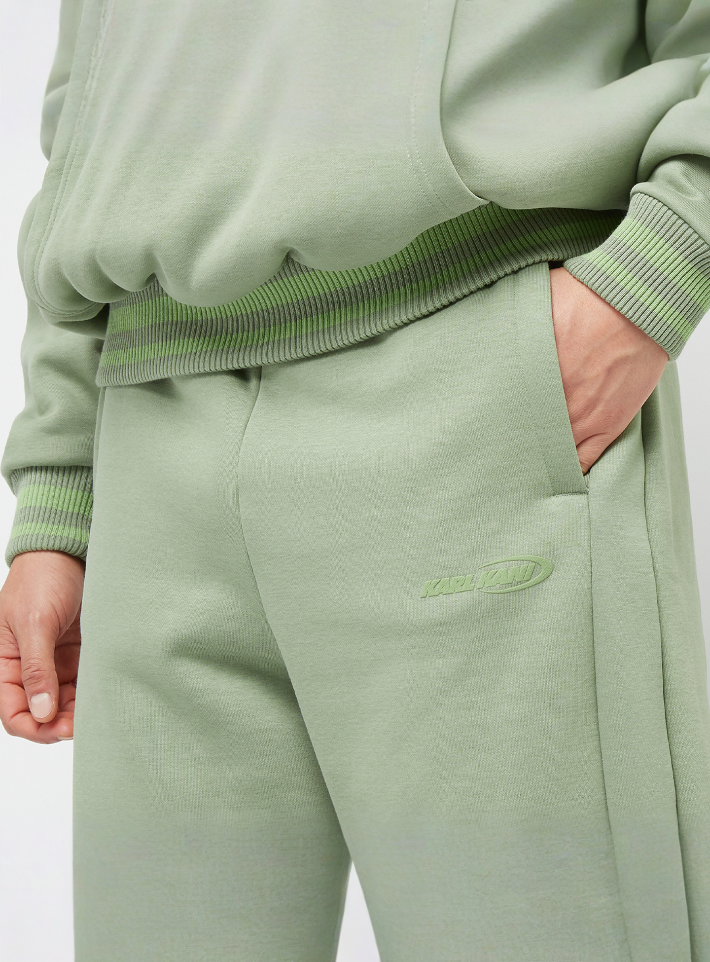 Karl Kani, Ellipse Straight Leg Sweatpants, green, Image 5 of 6