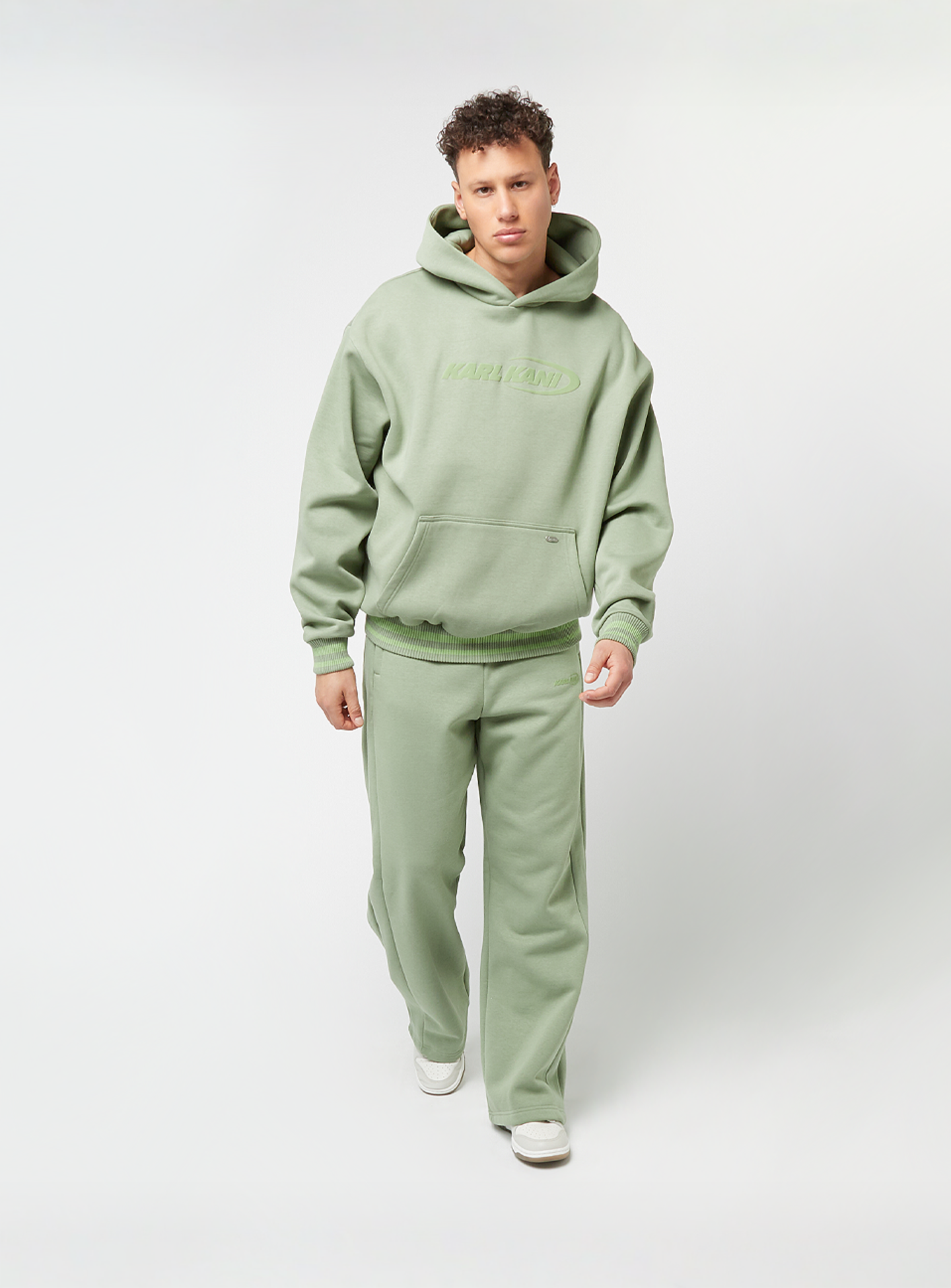 Karl Kani, Ellipse Straight Leg Sweatpants, green, Image 6 of 6