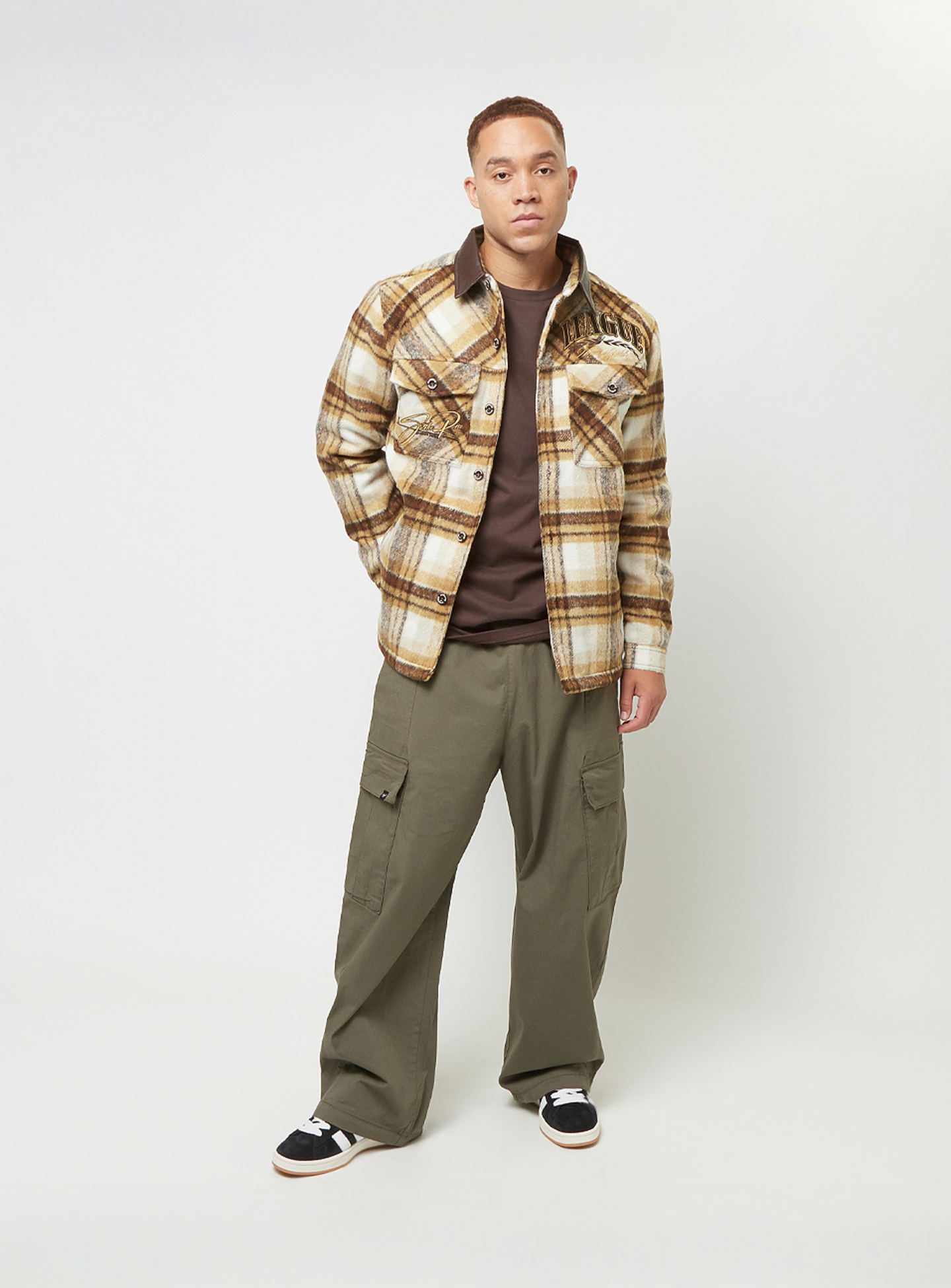 Smoke Rise, Quilted Lining Shacket, beige, Image 6 of 6