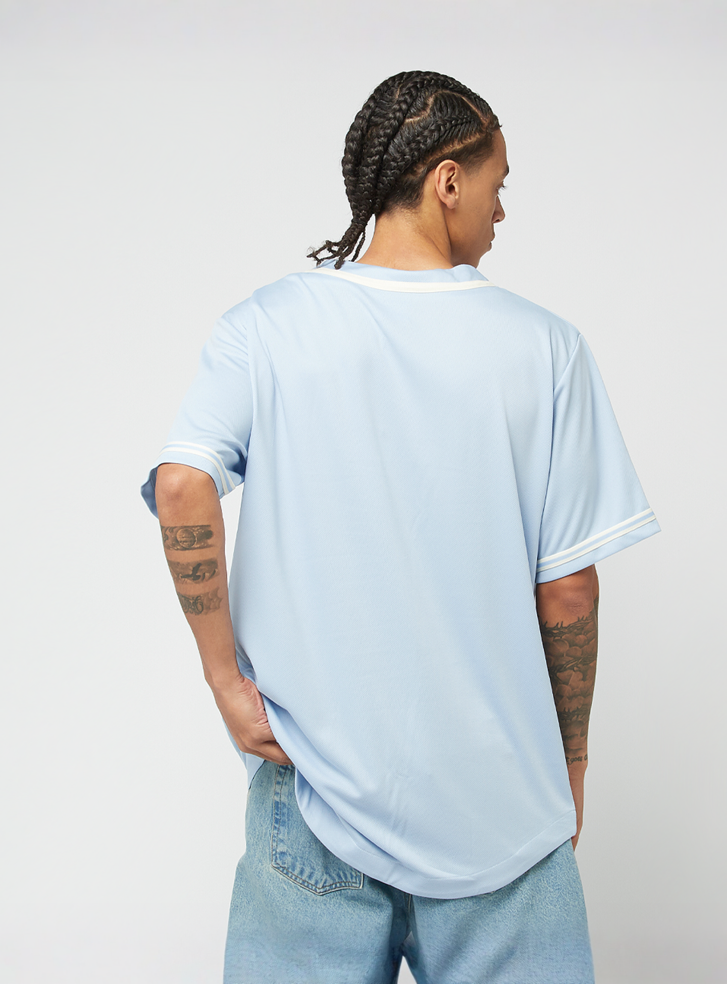 Karl Kani, College Baseballshirt, blue, Image 2 of 4