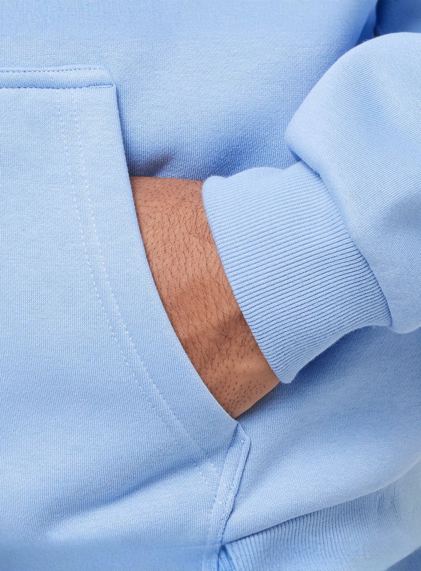 Urban Classics, Fluffy Hoody, blue, Image 3 of 4