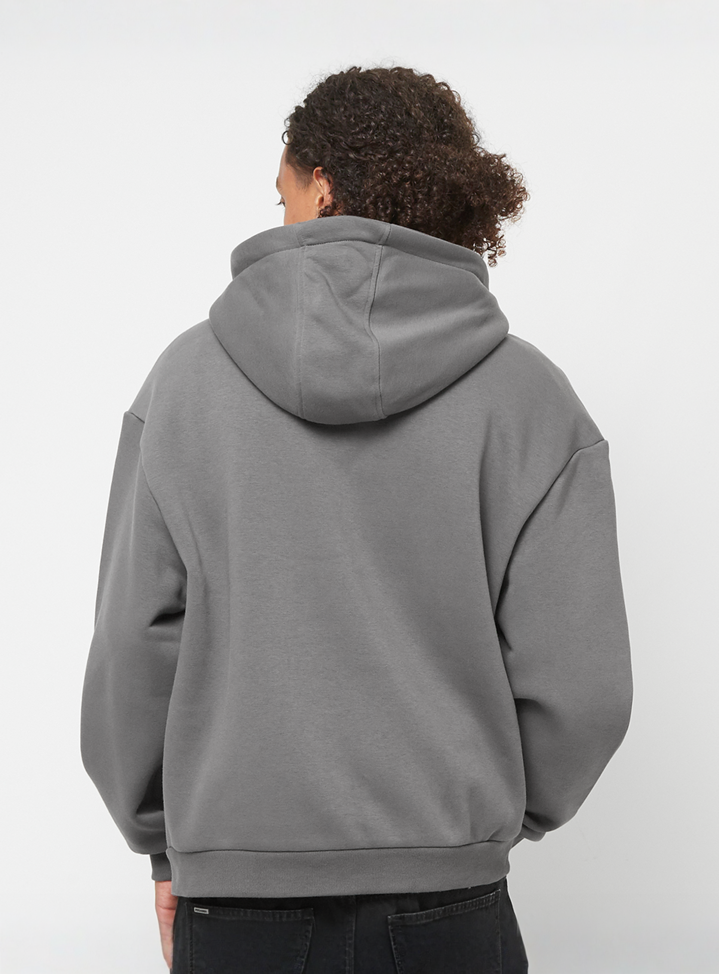 Urban Classics, Fluffy Zip Hoody, grey, Image 2 of 4
