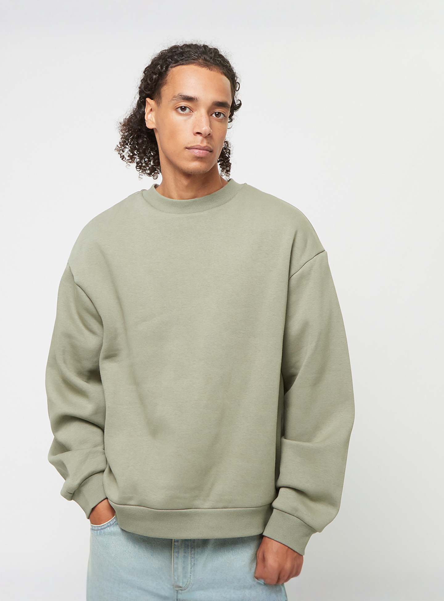 Urban Classics, Fluffy Crewneck, green, Image 1 of 3