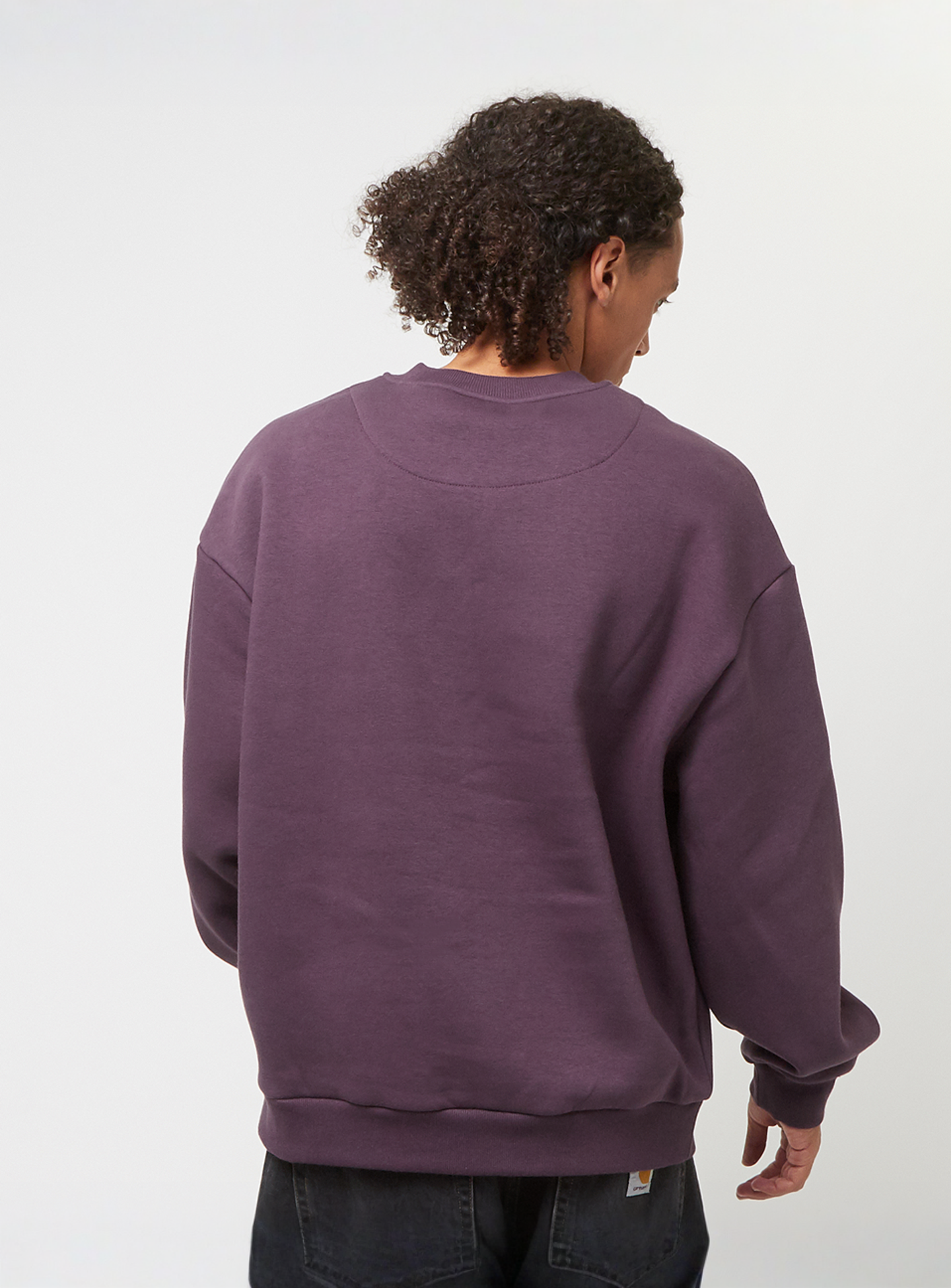 Urban Classics, Fluffy Crewneck, purple, Image 2 of 3