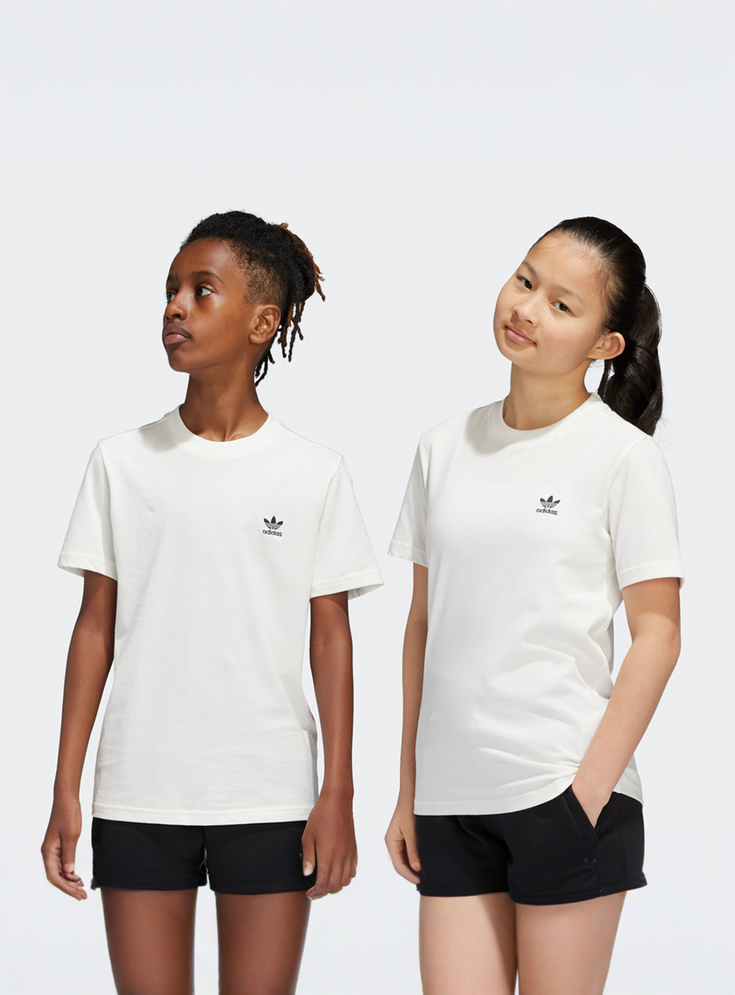 adidas Originals, Trefoil T-Shirt, white, Image 1 of 5