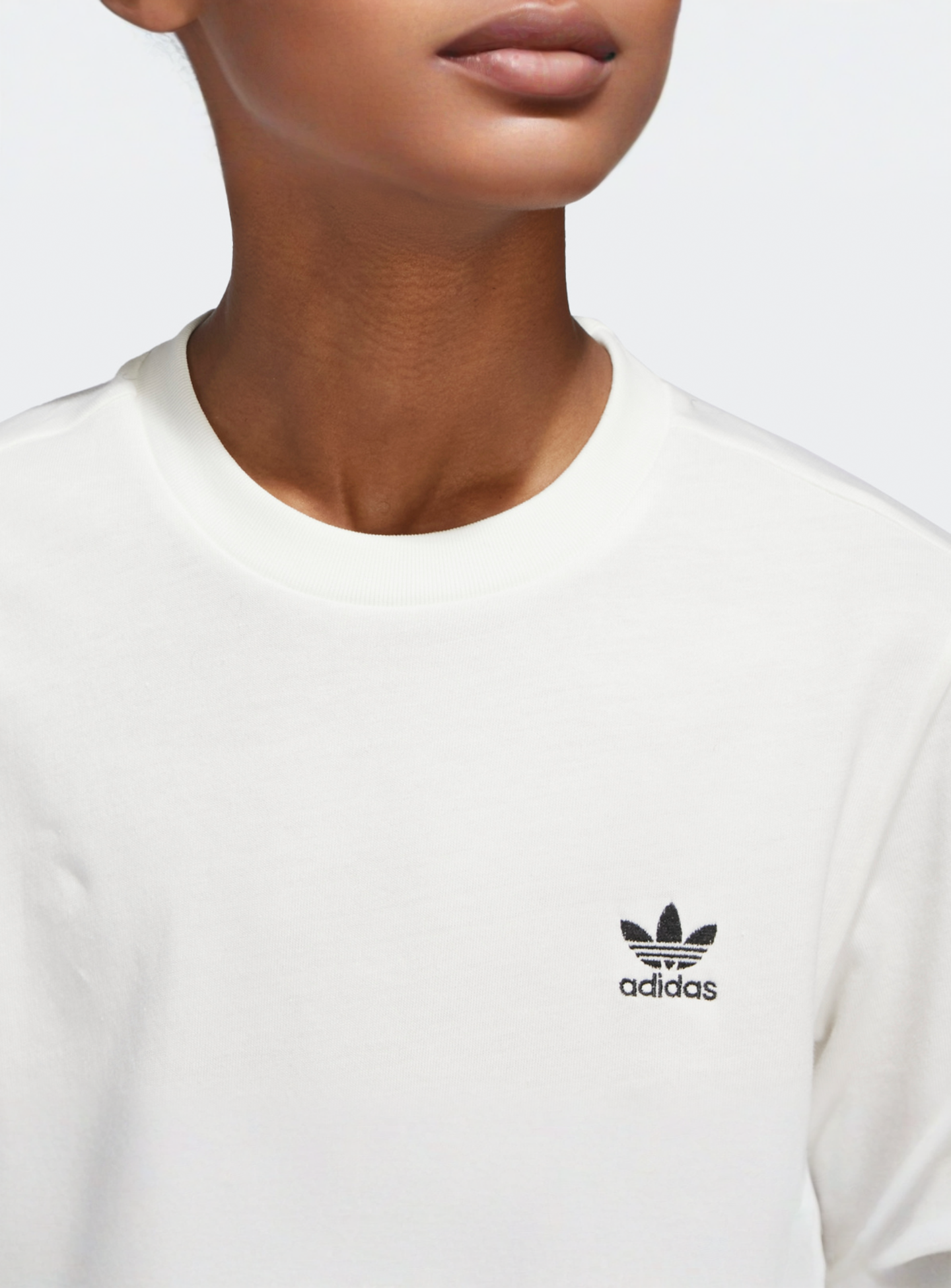 adidas Originals, Trefoil T-Shirt, white, Image 4 of 5