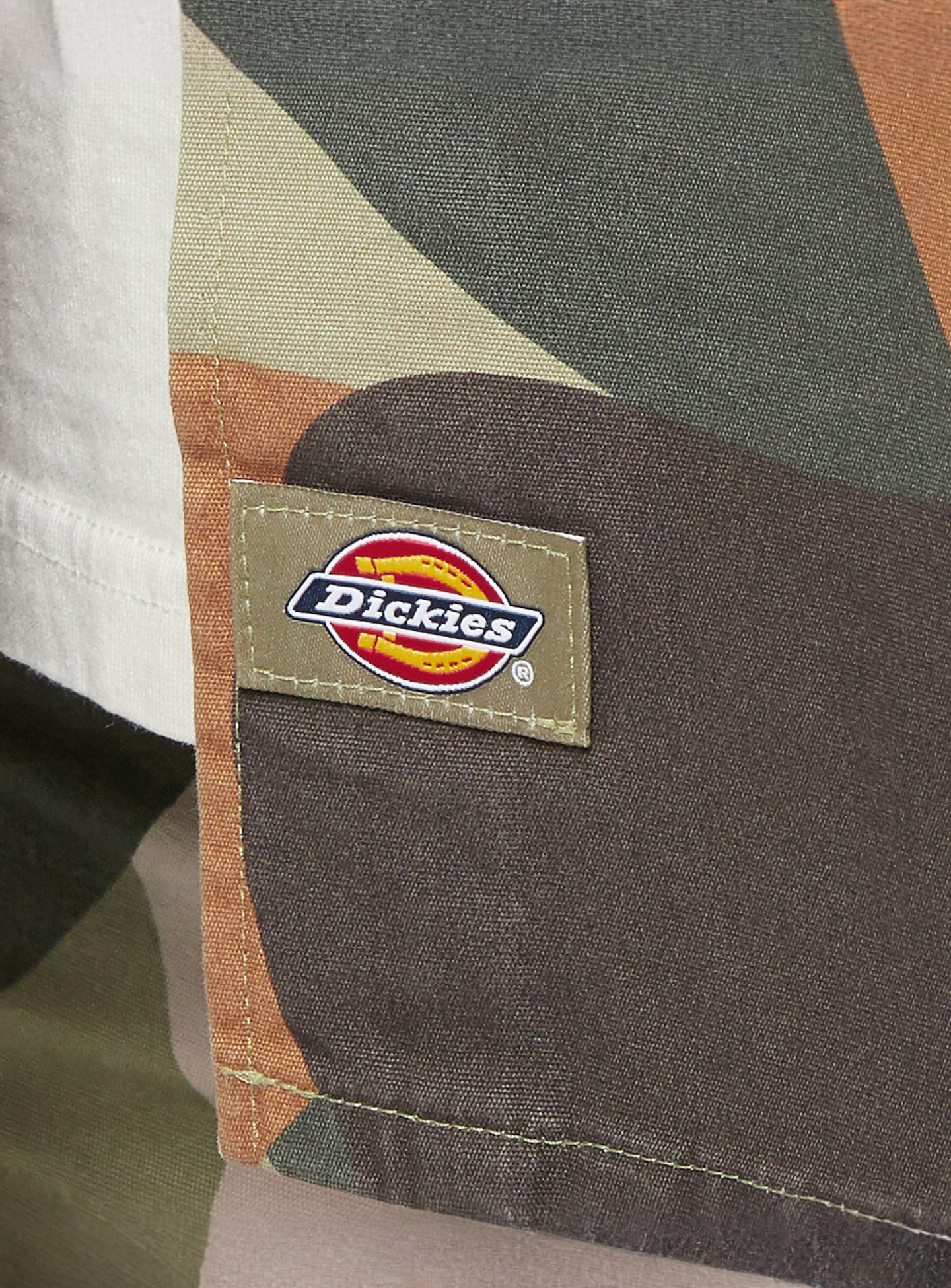 Dickies, Camo Canvas Work Shirt, camouflage, Image 4 of 5