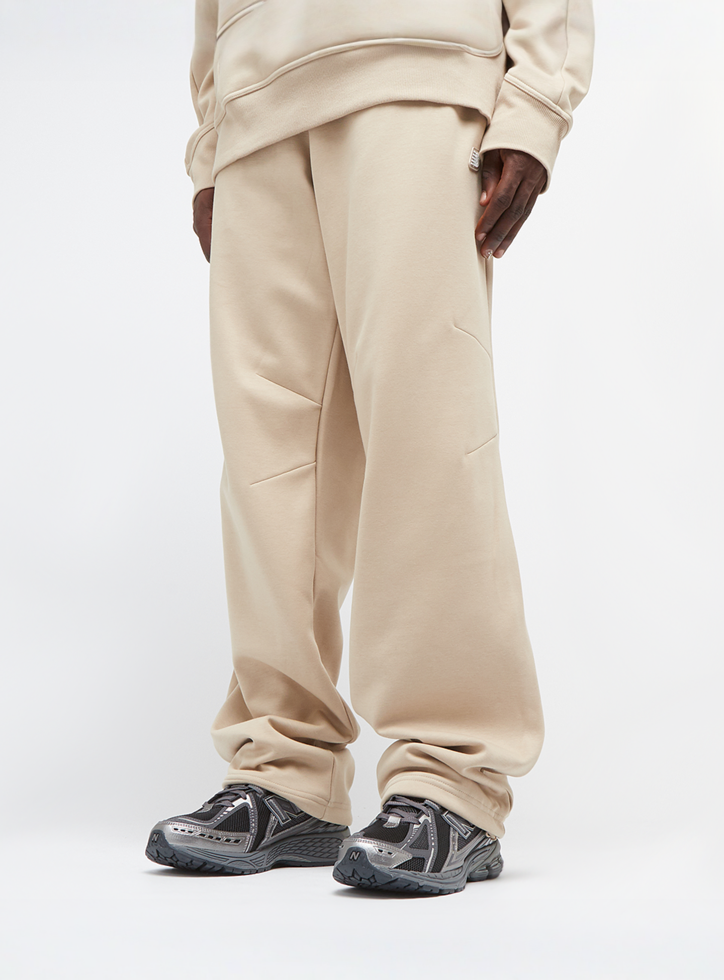 New Balance, Hoops Uniform Pants, beige, Image 1 of 5