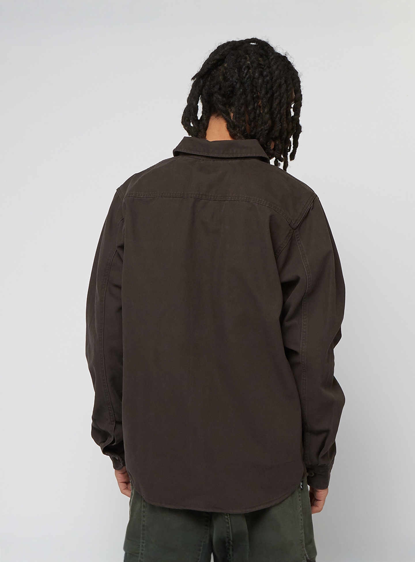 Dickies, Duck Canvas Long Sleeve Shirt, brown, Image 2 of 4