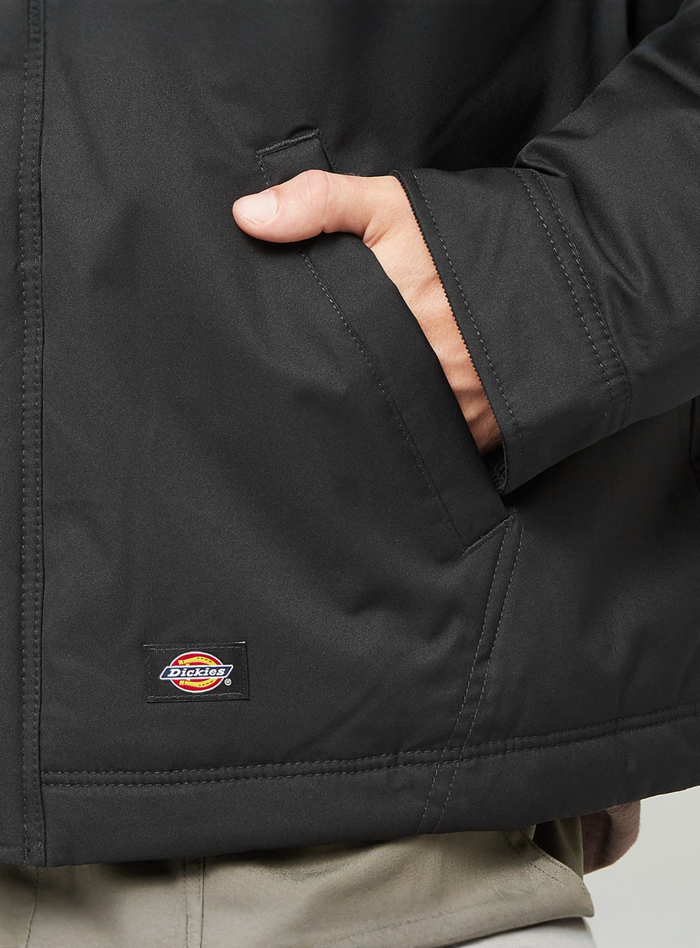 Dickies, Plains Jacket, black, Image 3 of 5