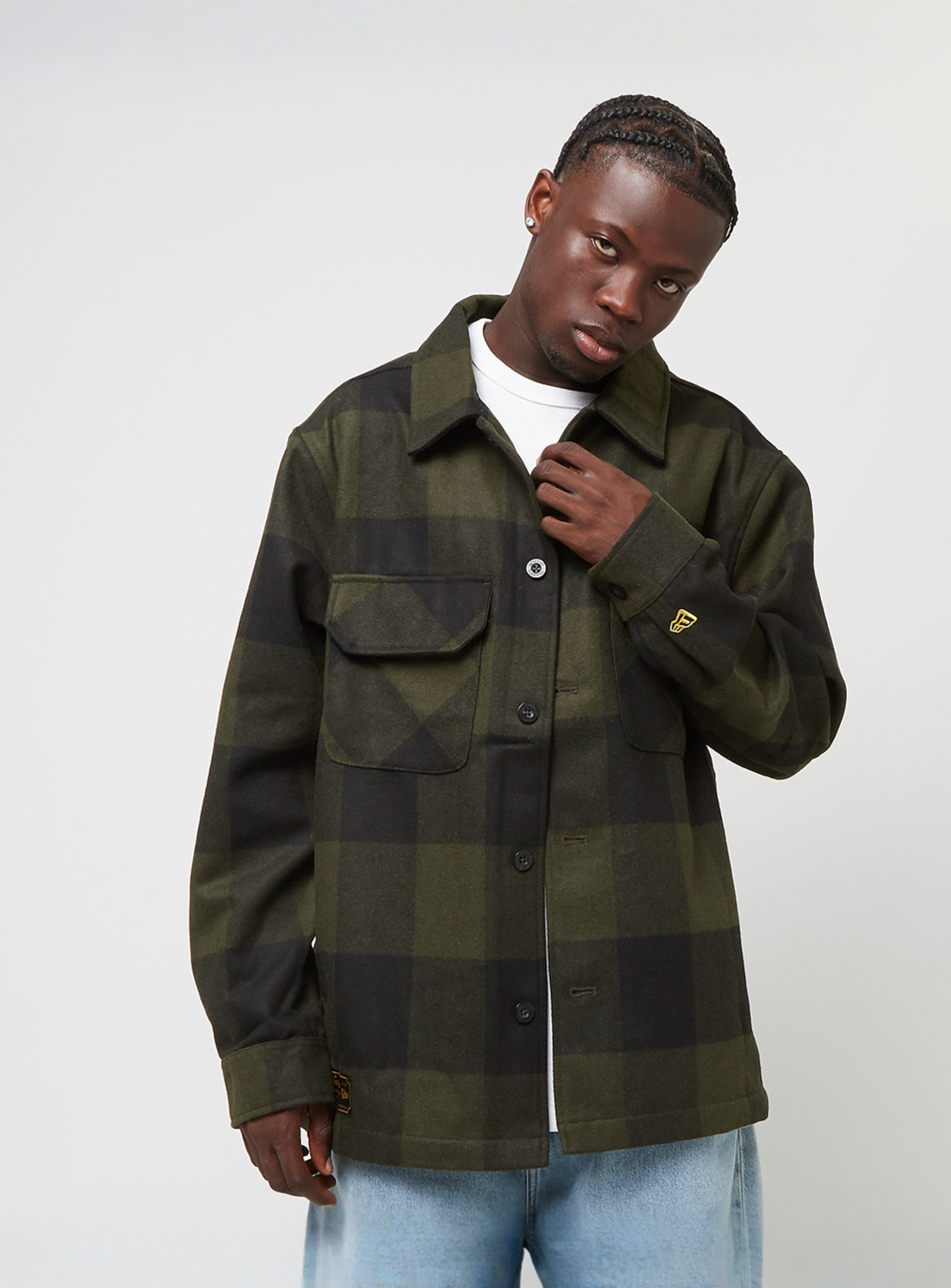 New Era, Shacket, green, Image 1 of 5