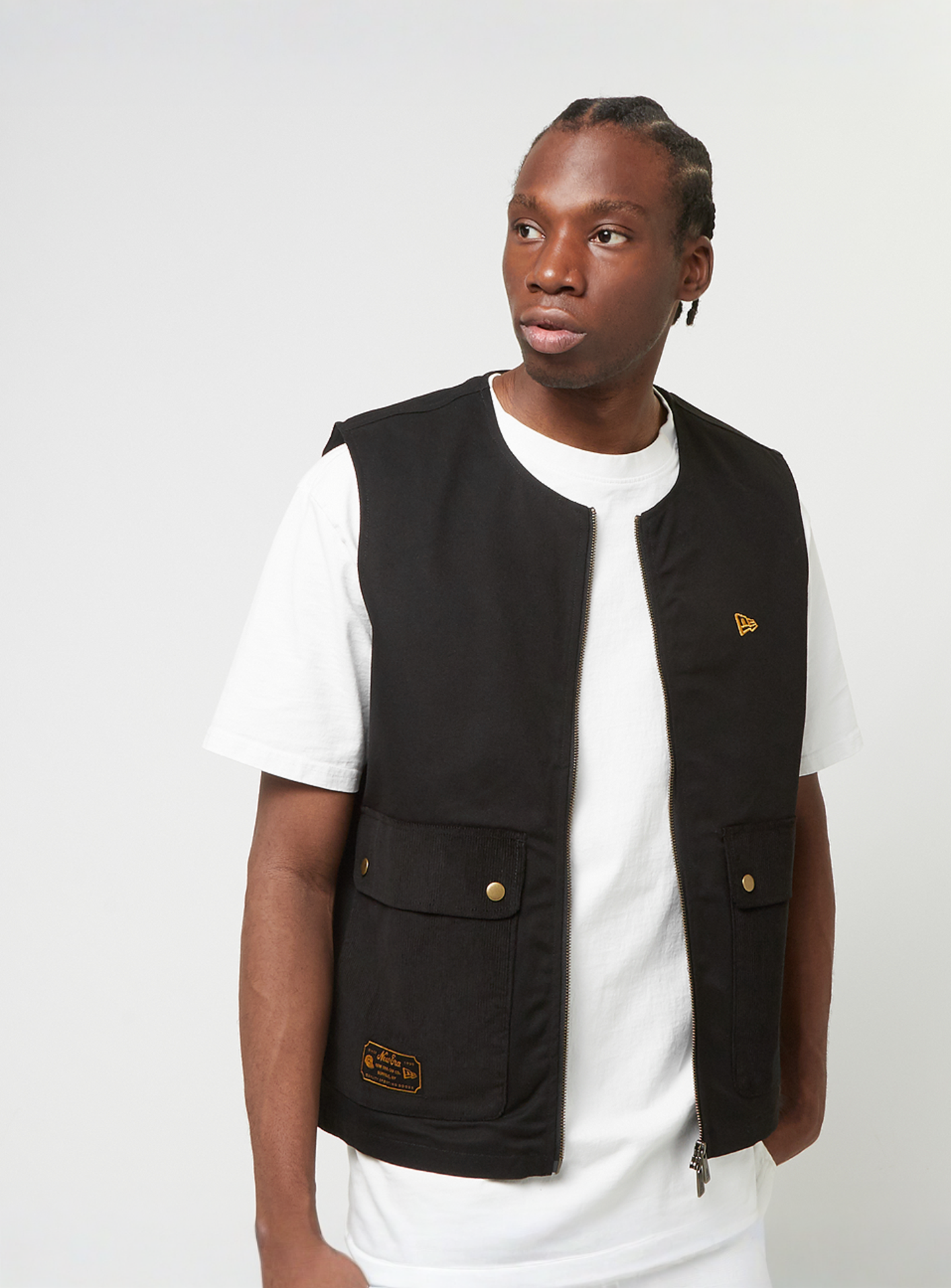 New Era, Utility Vest, black, Image 1 of 5