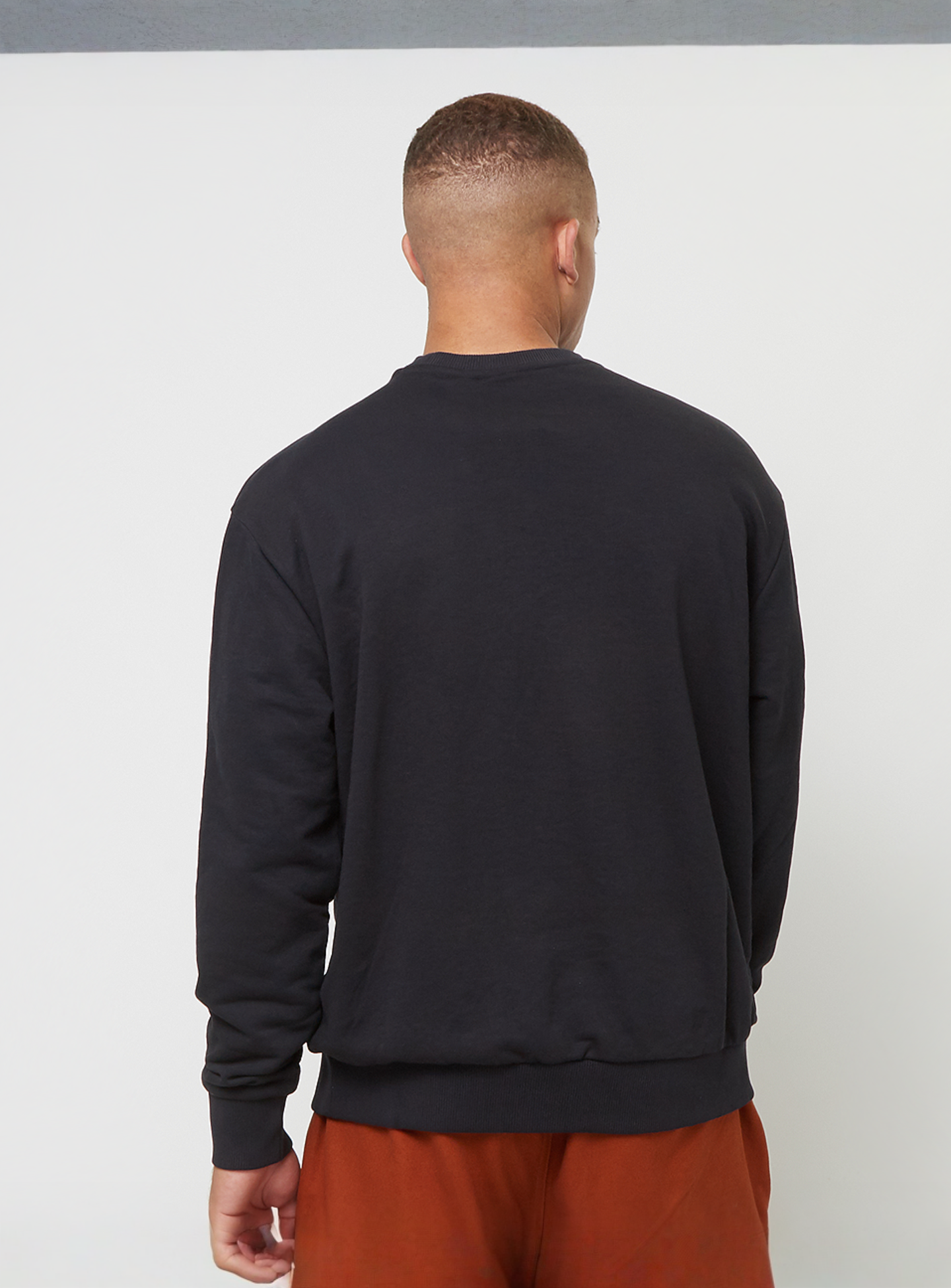 New Era, LA Dodgers World Series Oversized Crewneck Sweatshirt, black, Image 2 of 5