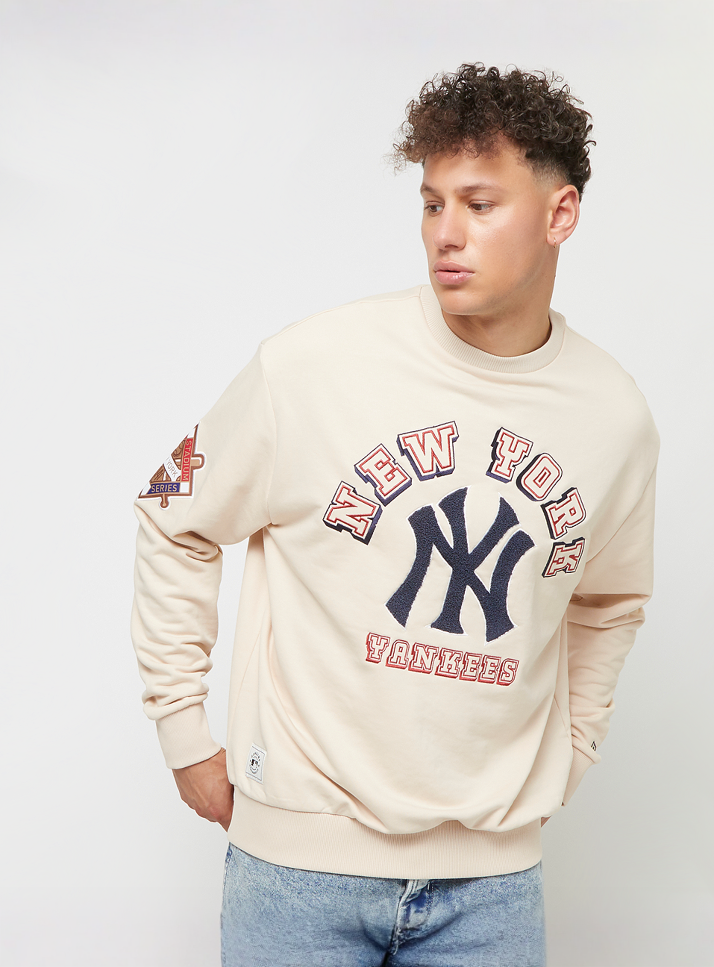 New Era, World Series Oversized Crew New York Yankees, beige, Image 1 of 6