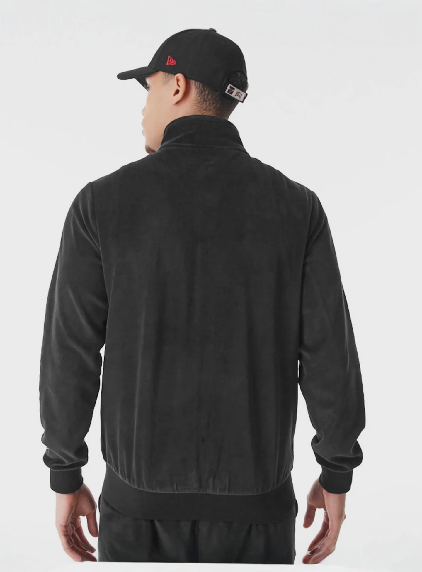 New Era, Chicago Bulls NBA Lifestyle Velours Trackjacket, black, Image 2 of 5