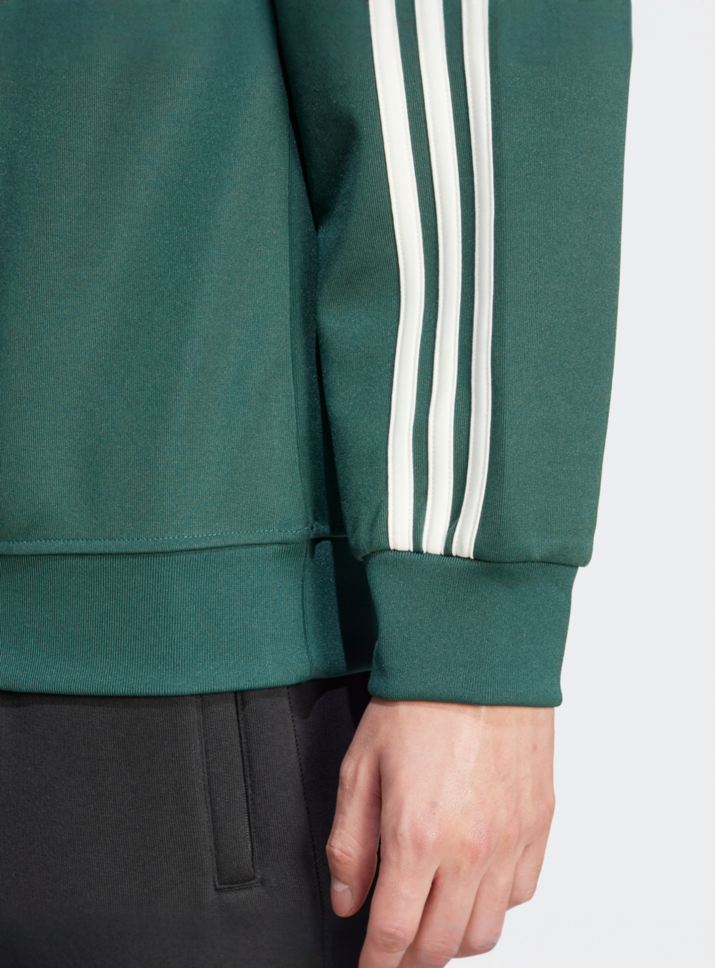 adidas Originals, Funnelneck Tracktop, green, Image 4 of 5