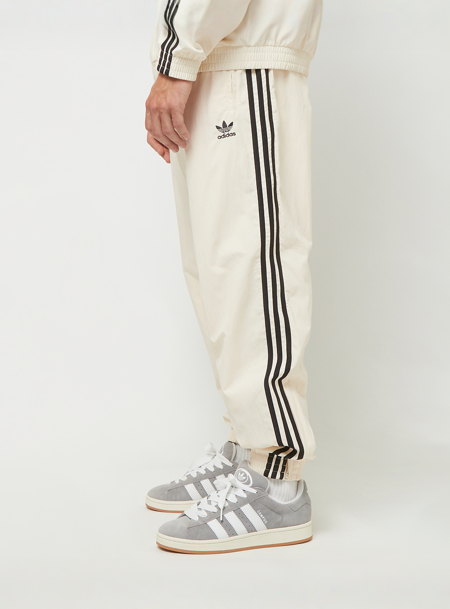 adidas Originals, Woven Firbired Track Pants, beige, Image 2 of 6