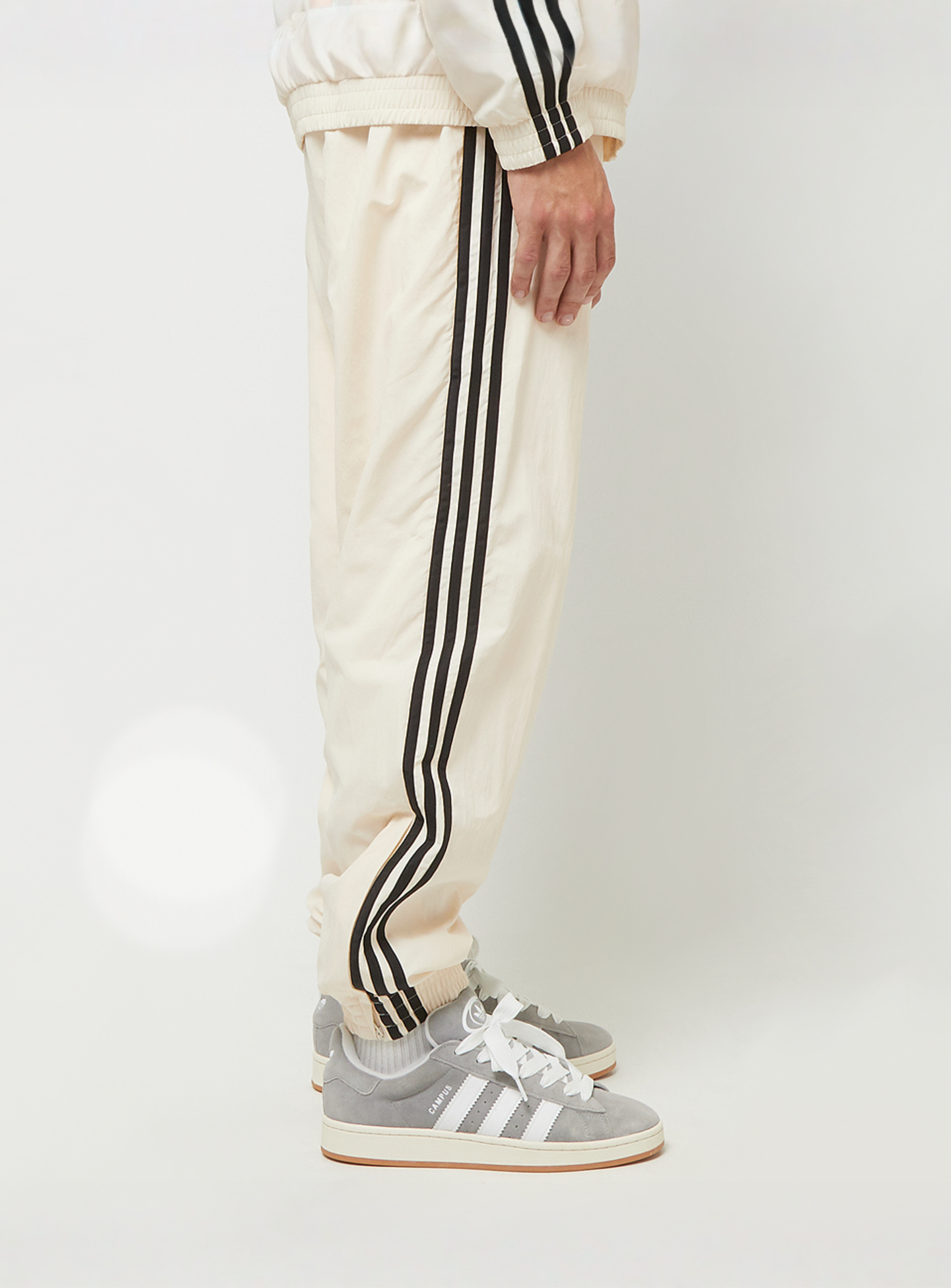 adidas Originals, Woven Firbired Track Pants, beige, Image 4 of 6
