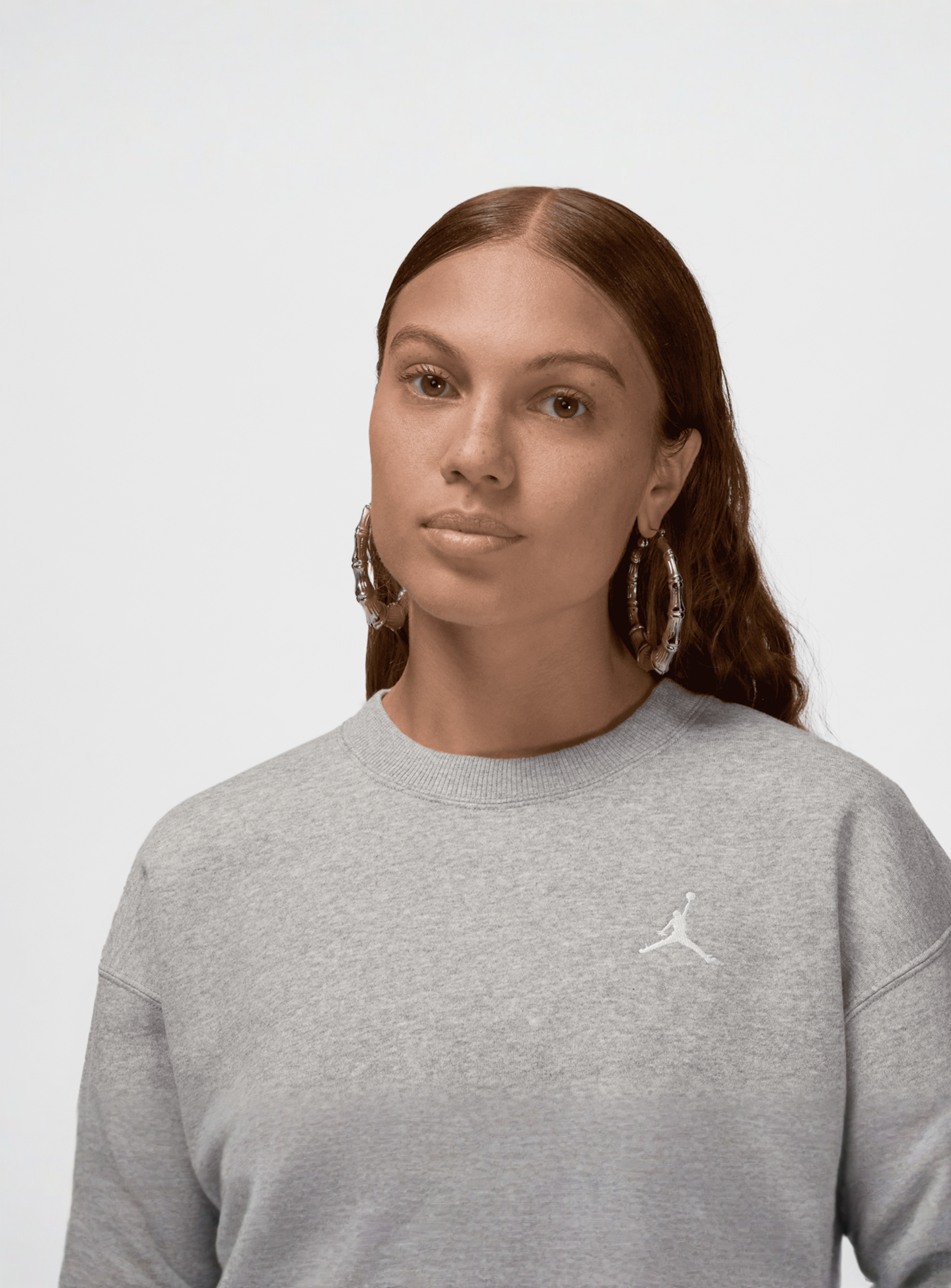 Jordan, Brooklyn Fleece Crew, grey, Image 3 of 4