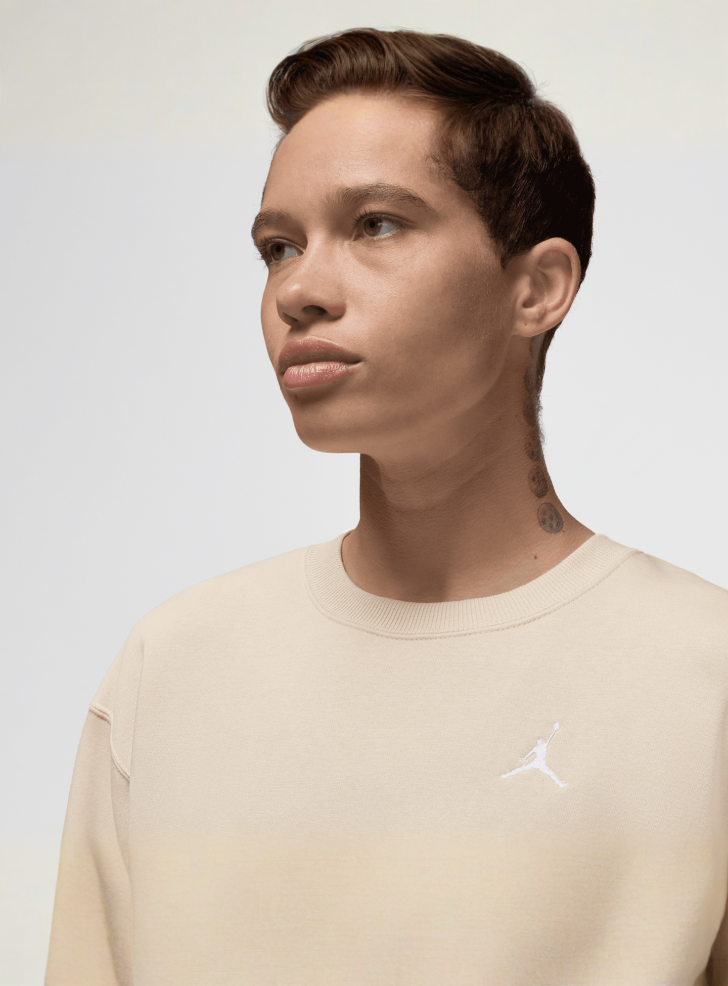 Jordan, Brooklyn Fleece Crew 24, beige, Image 3 of 6