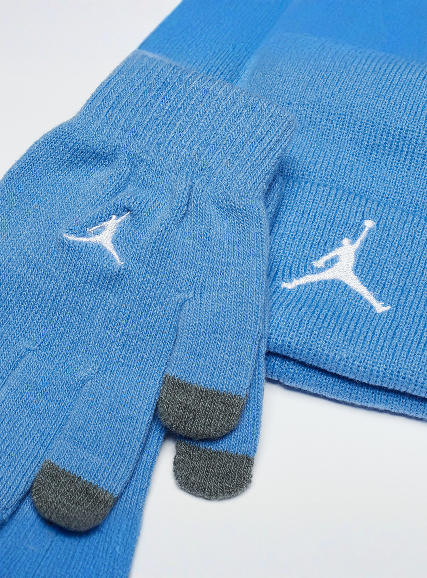 Nike, Jan Jordan Essentials Beanie Set (2 Piece), blue, Image 3 of 3