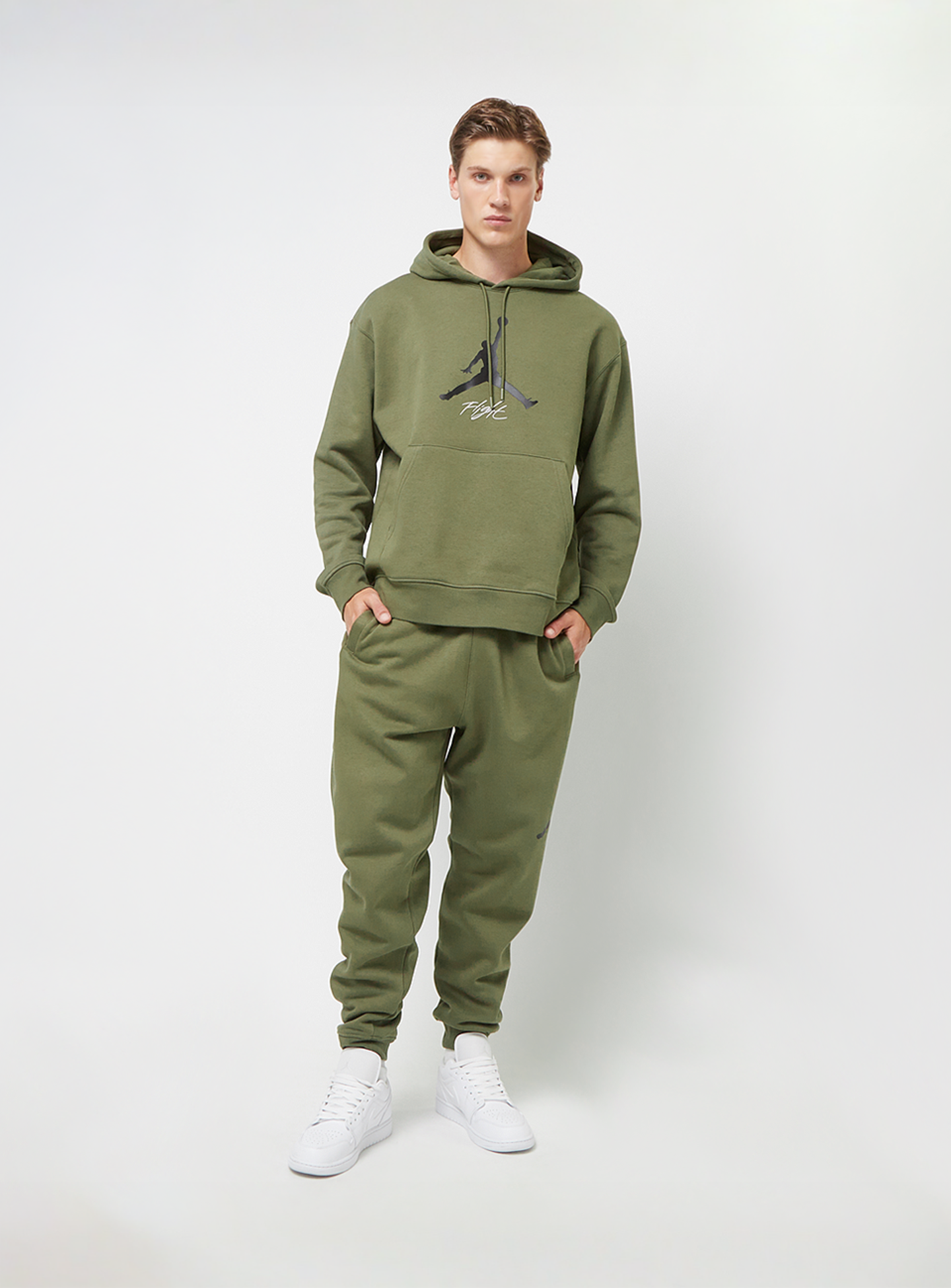Jordan, Essential Fleece Baseline Pants, green, Image 4 of 4