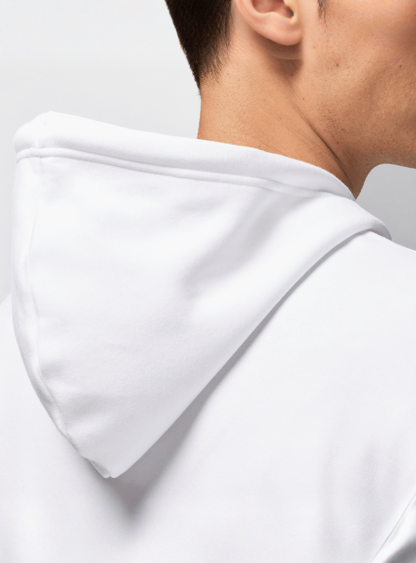 Jordan, Essential Fleece Baseline Hoodie, white, Image 5 of 7