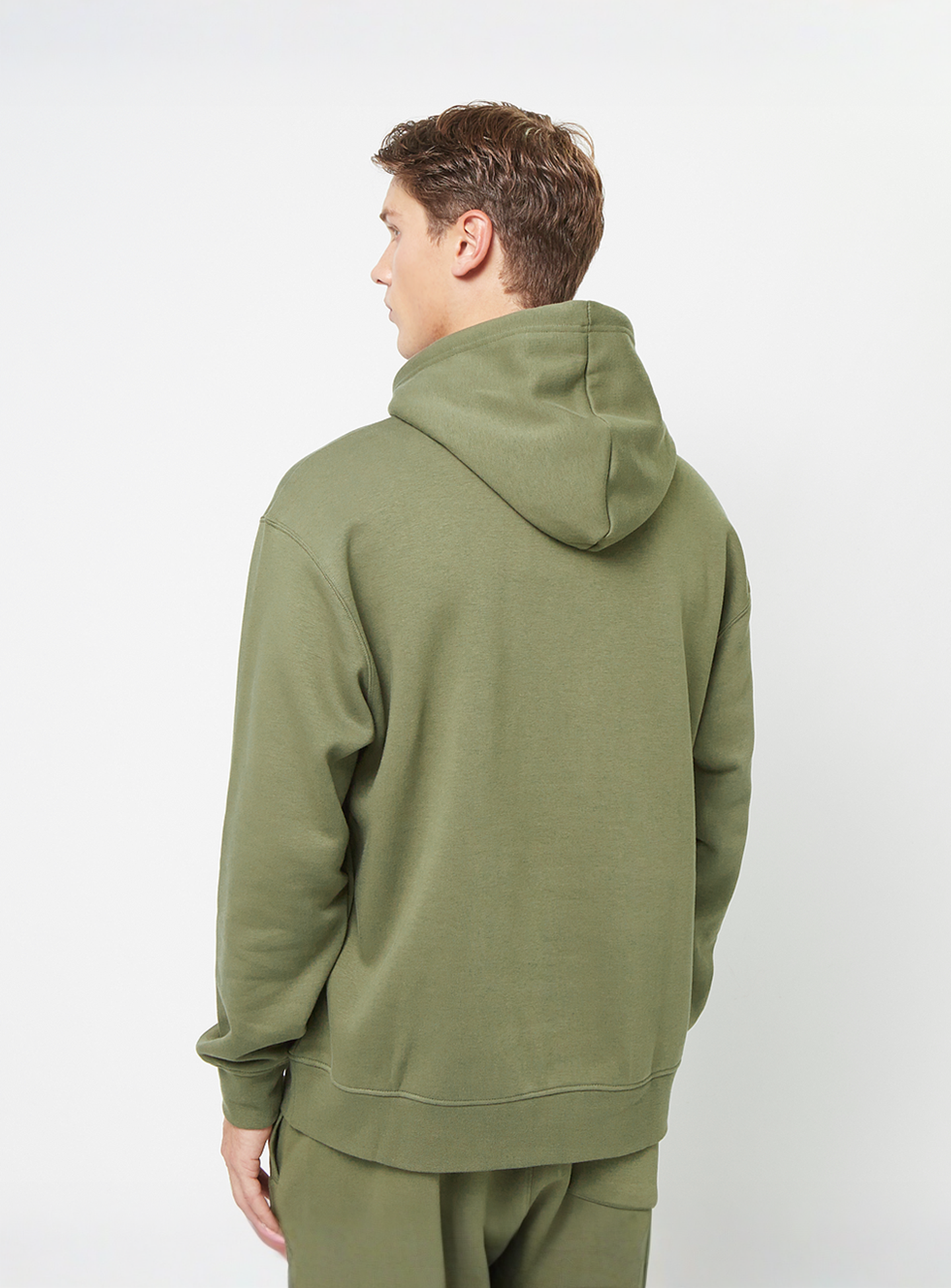 Jordan, Essential Fleece Baseline Hoodie, green, Image 2 of 4