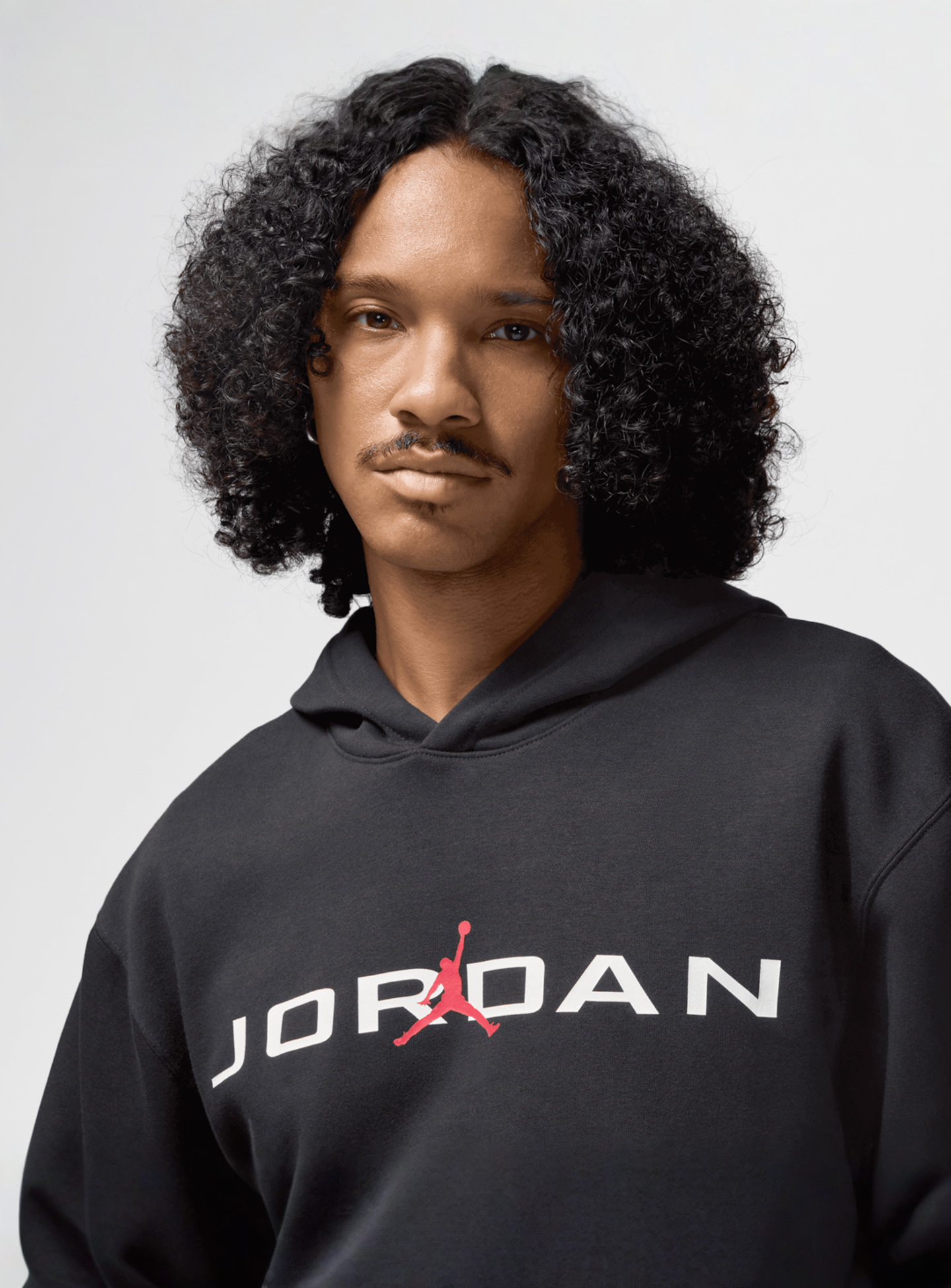 Jordan, Essential Fleece Hoody, black, Image 3 of 6