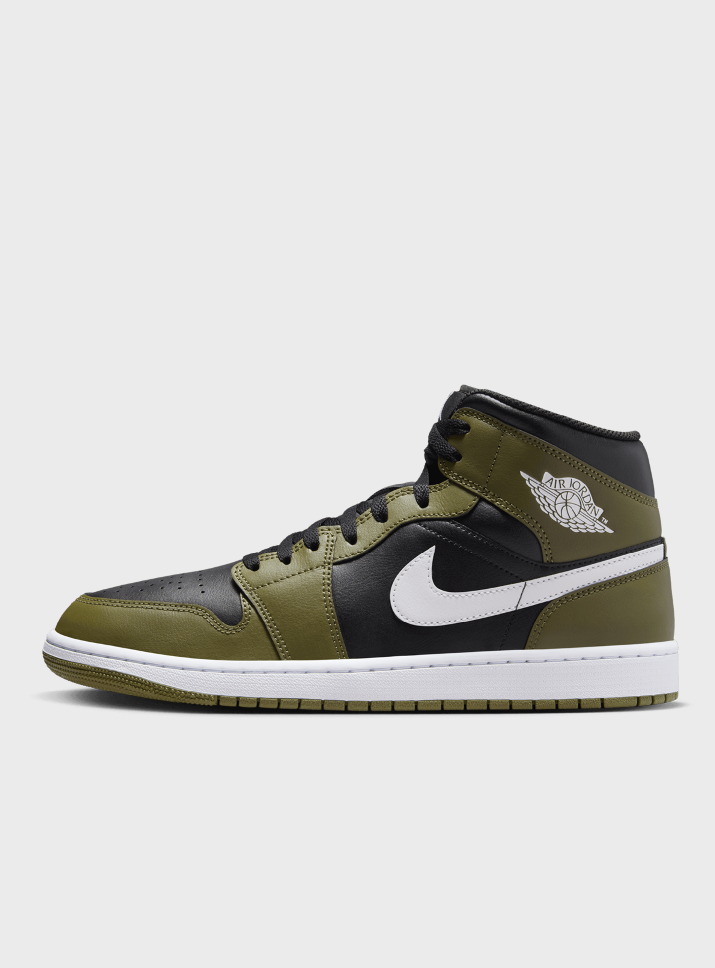Jordan, Air Jordan 1 Mid, green, Image 1 of 8