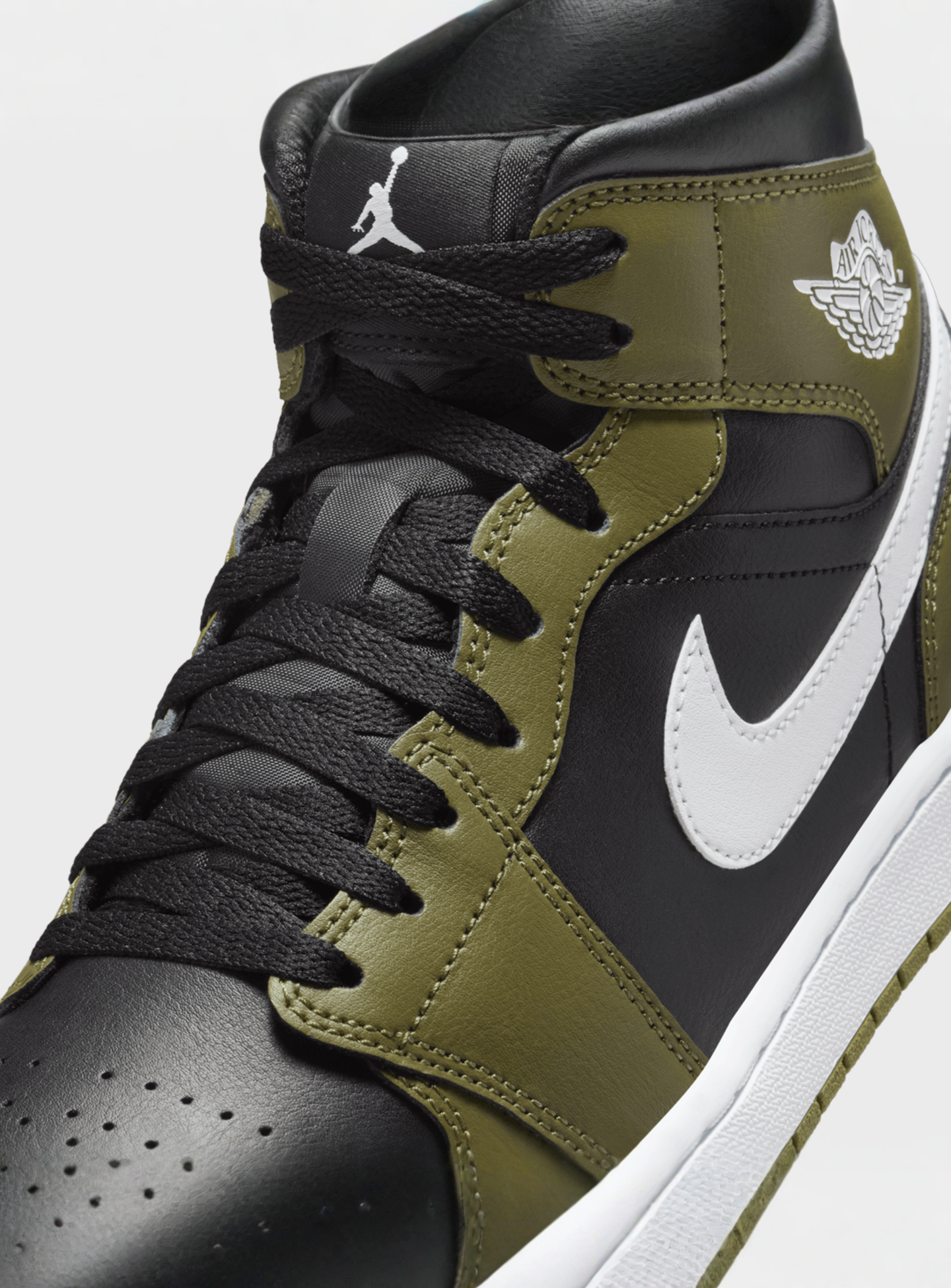 Jordan, Air Jordan 1 Mid, green, Image 7 of 8
