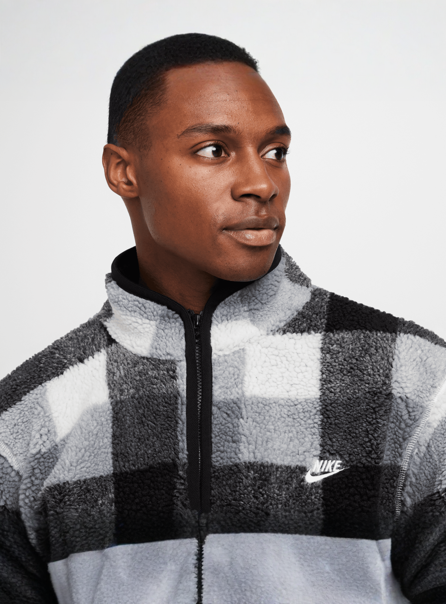 Nike, Club Winterized AOP, black, Image 3 of 6