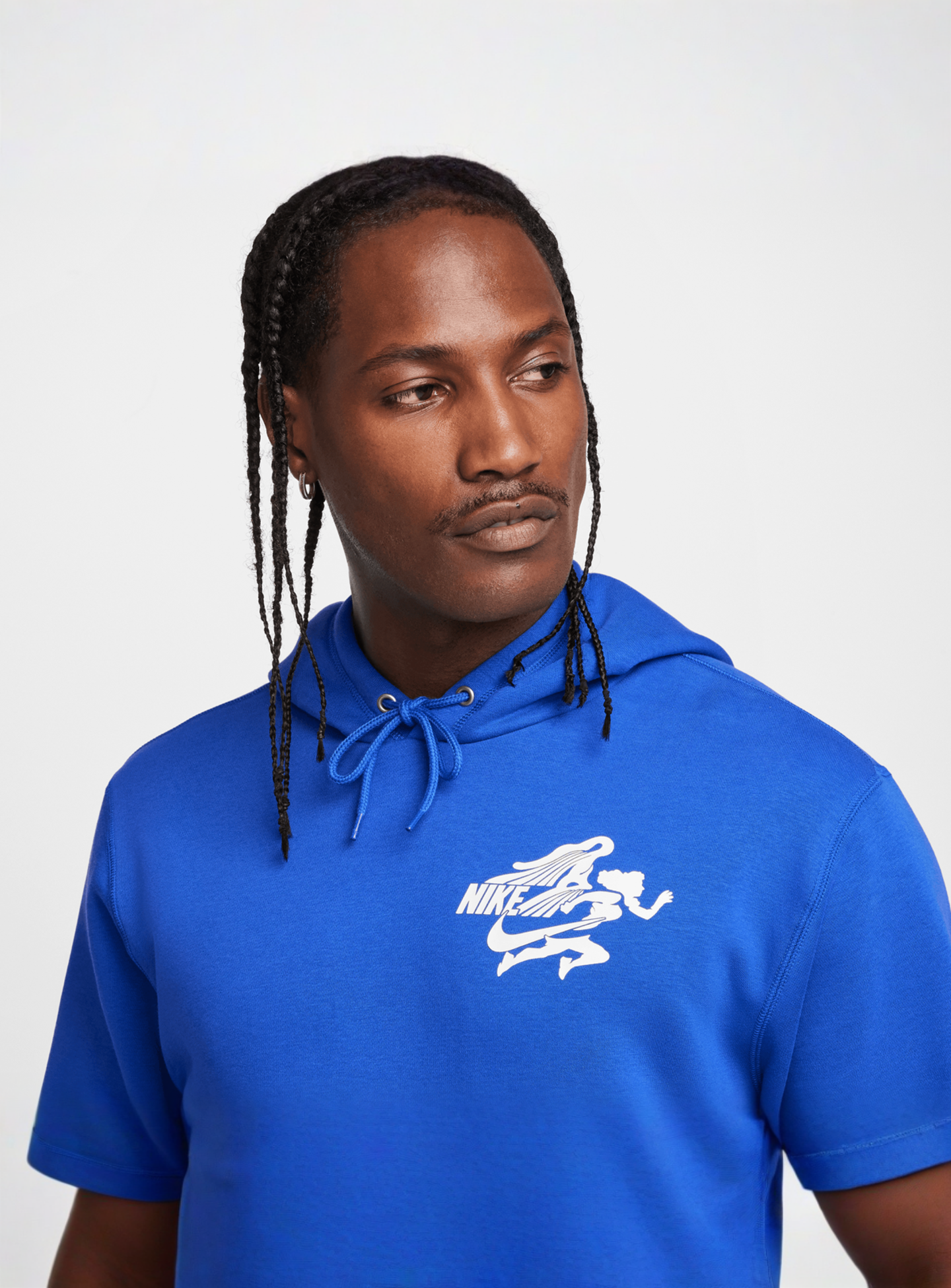 Nike, Sportswear Club Hoodie, blue, Image 3 of 7