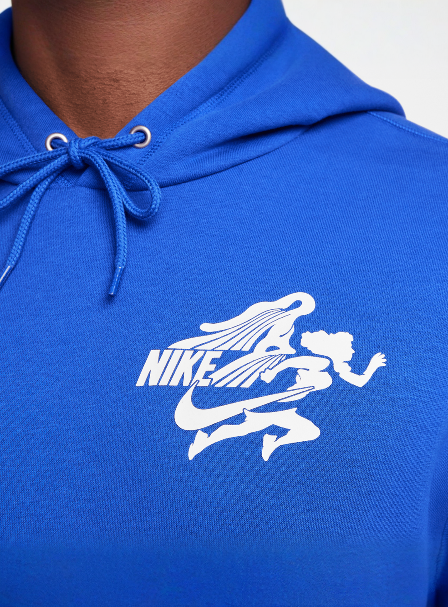 Nike, Sportswear Club Hoodie, blue, Image 4 of 7