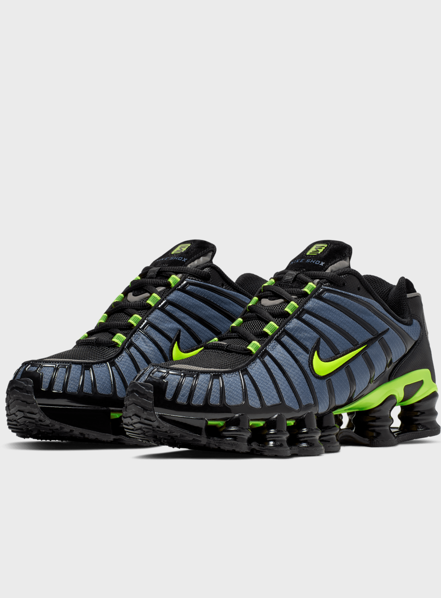 Nike, Shox TL, blue, Image 4 of 8