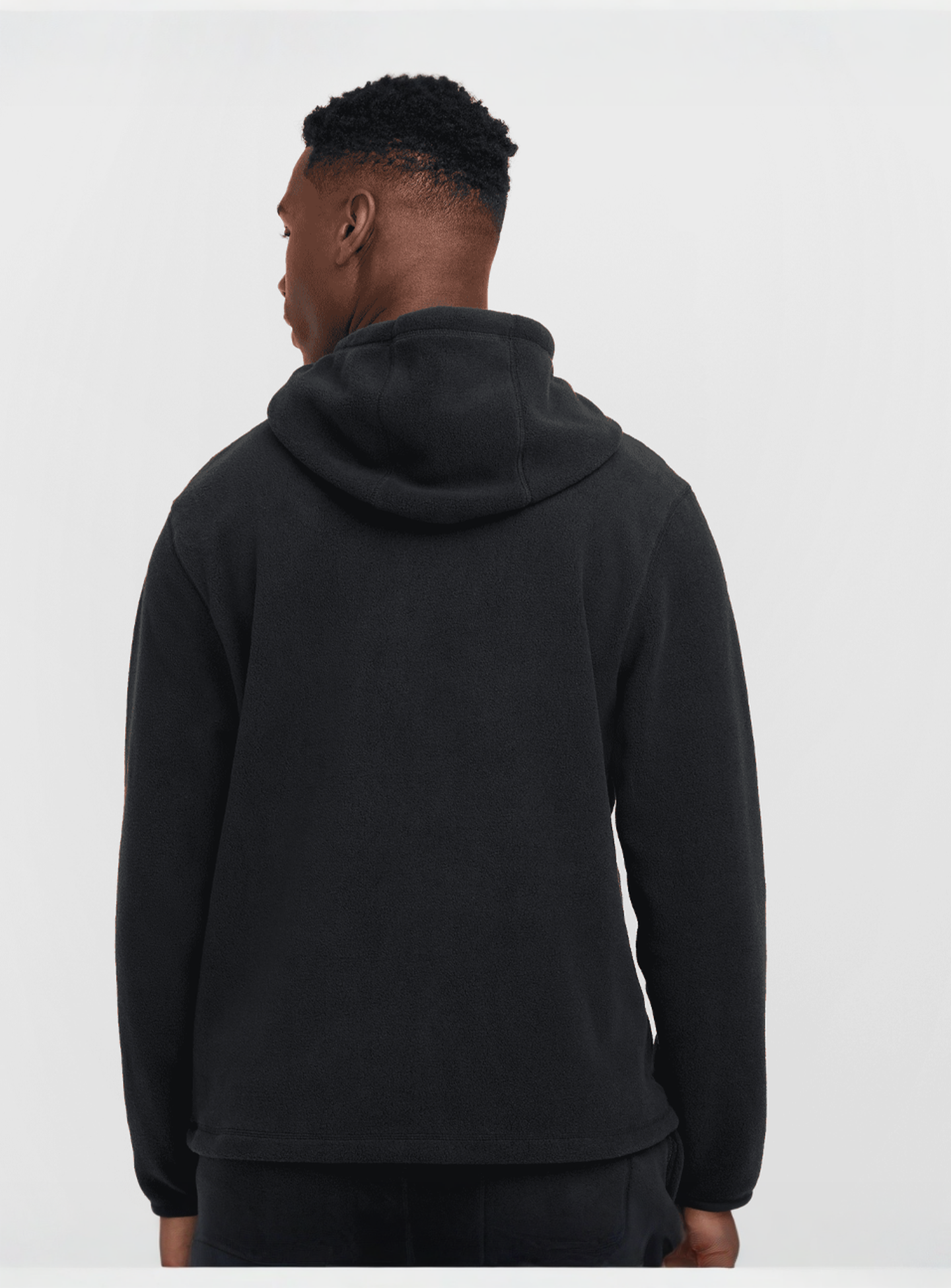Nike, Club Fleece Winterized Hoodie, black, Image 2 of 5
