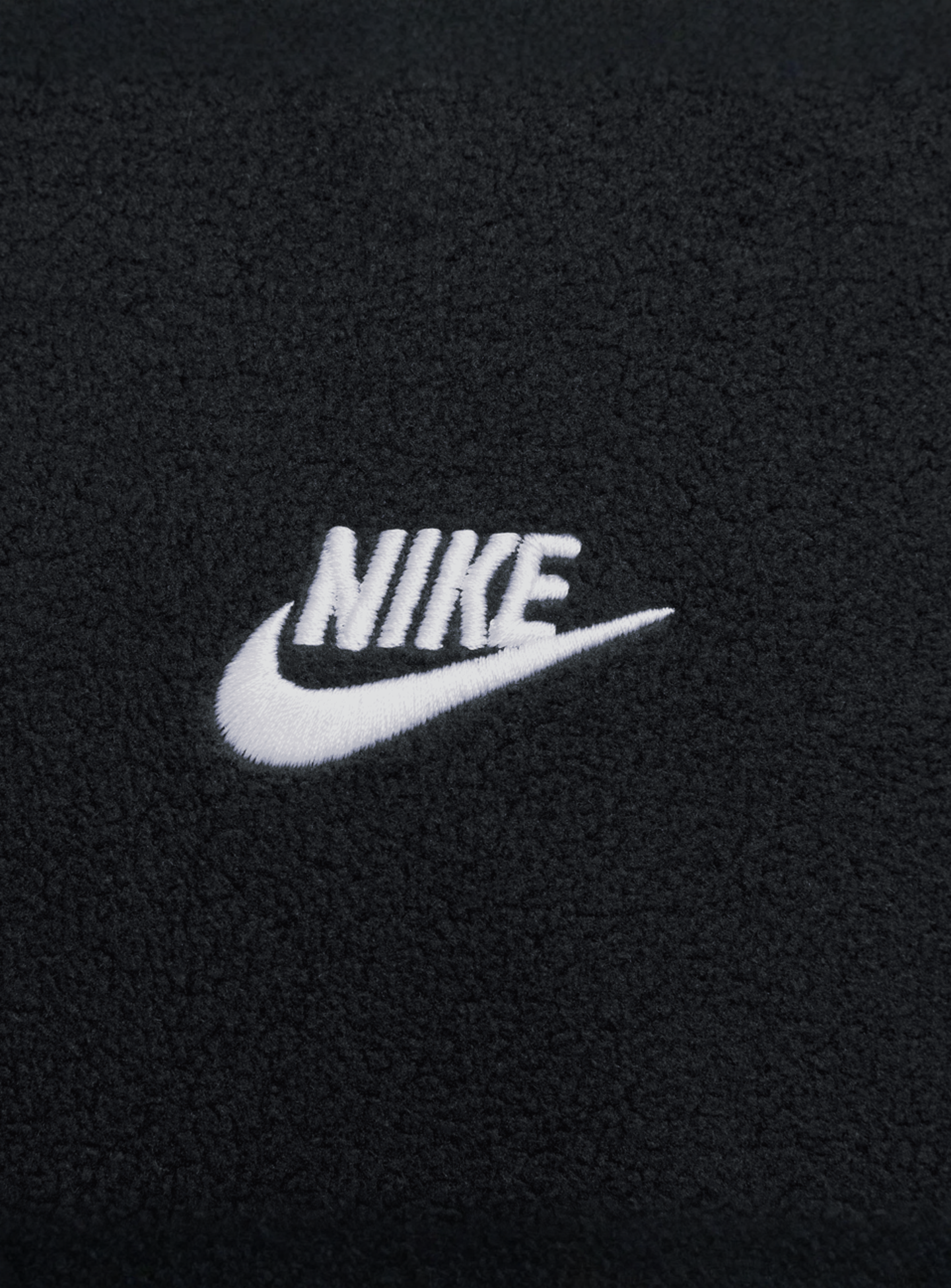 Nike, Club Fleece Winterized Hoodie, black, Image 3 of 5