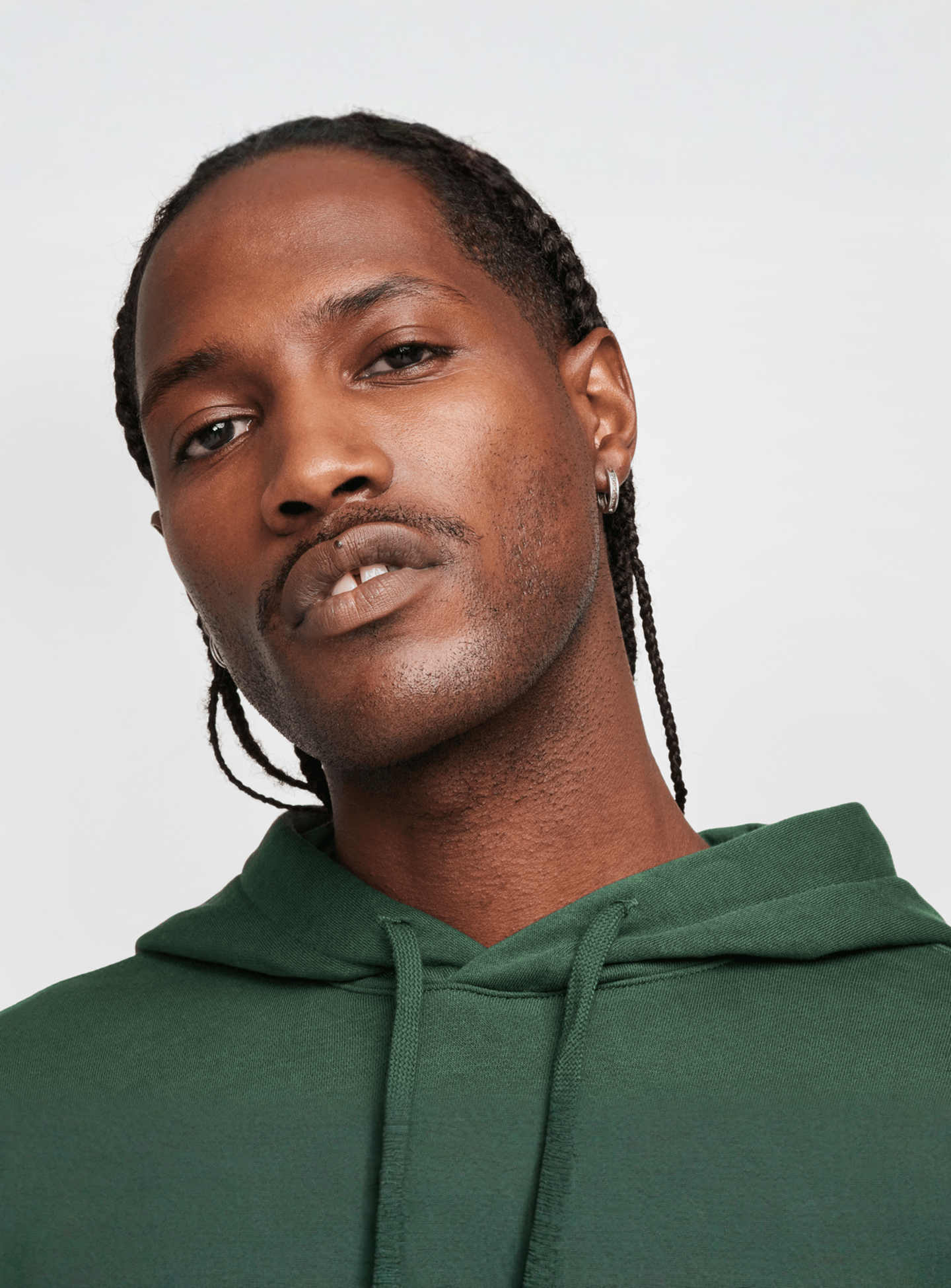 Nike, Sportswear Club Fleece Hoodie, green, Image 3 of 7