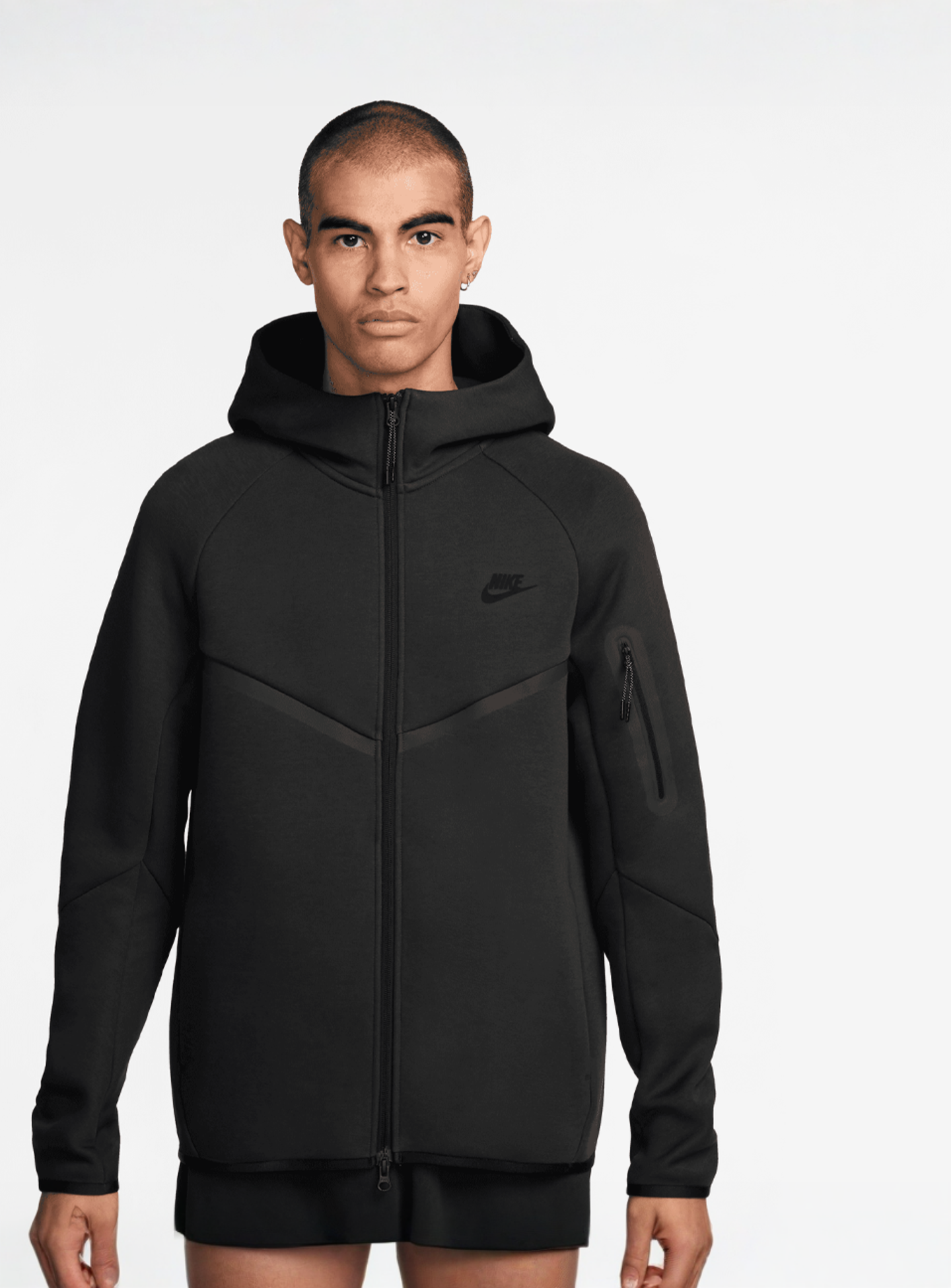 Nike, Tech Fleece Windrunner, black, Image 1 of 3