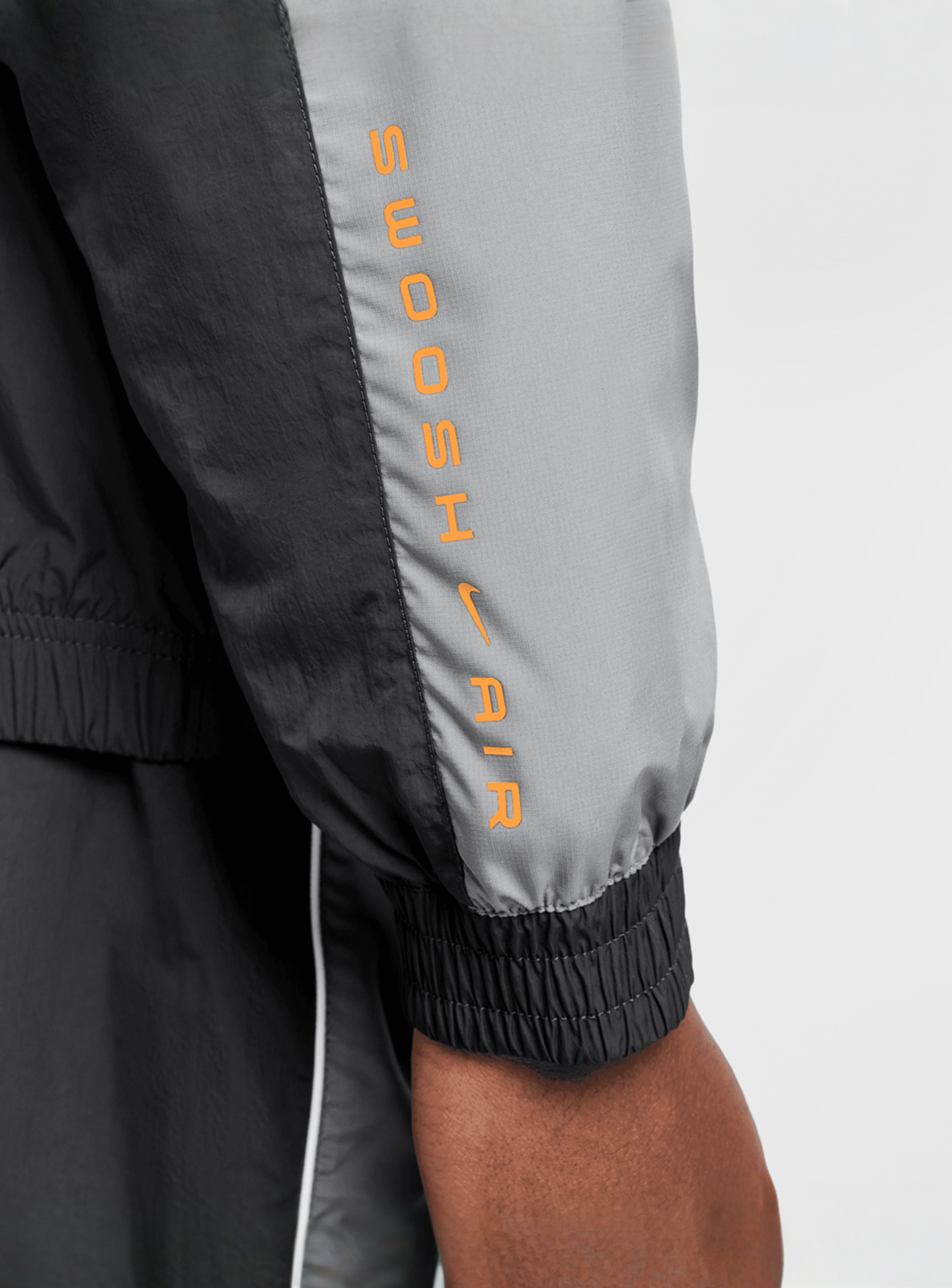 Nike, Sportswear Air Woven Tracktop, grey, Image 6 of 7