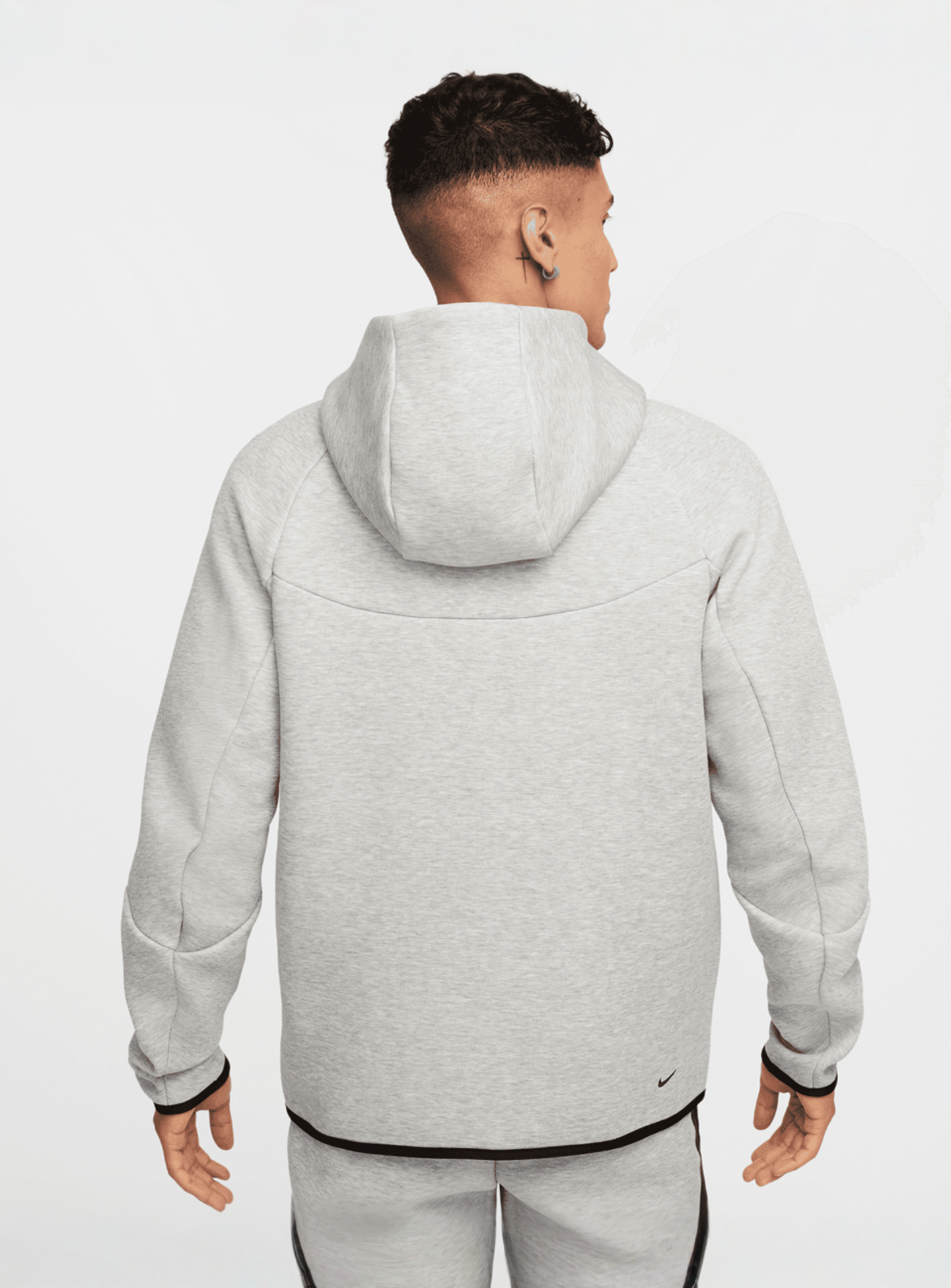 Nike, Tech Fleece Windrunner, grey, Image 2 of 8